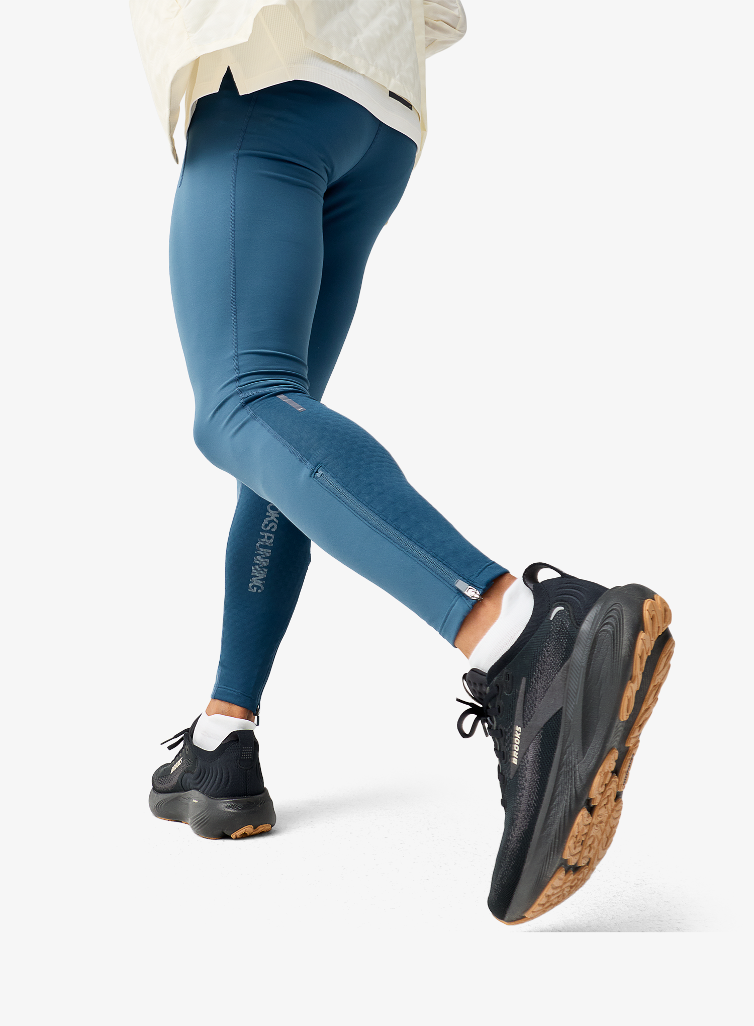 Lauftights Brooks Thermal Reflective Tight - indigo/reflective