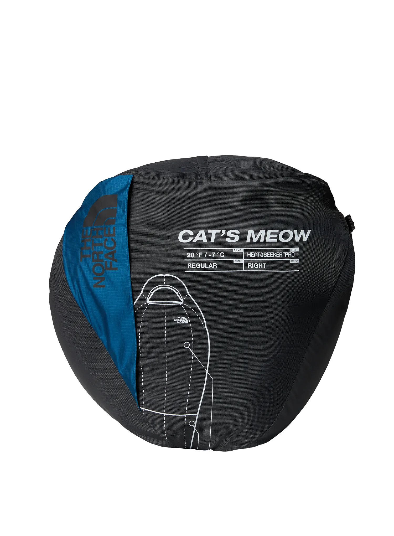 Kunstfaserschlafsack The North Face Cat's Meow Eco (198 cm) - banff blue/banff blue