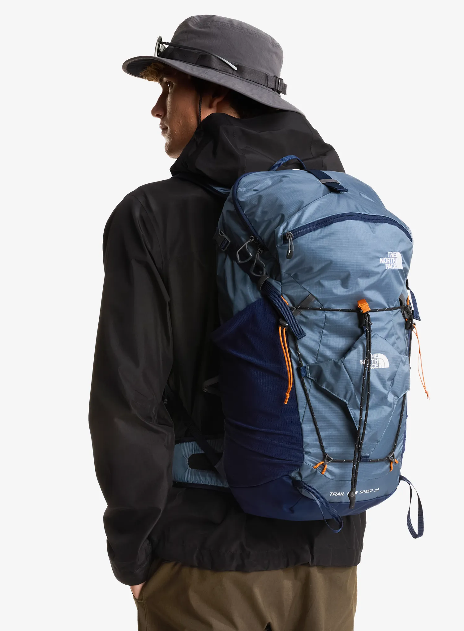Fahrradrucksack The North Face Trail Lite Speed 30 - grey/navy/dust orange