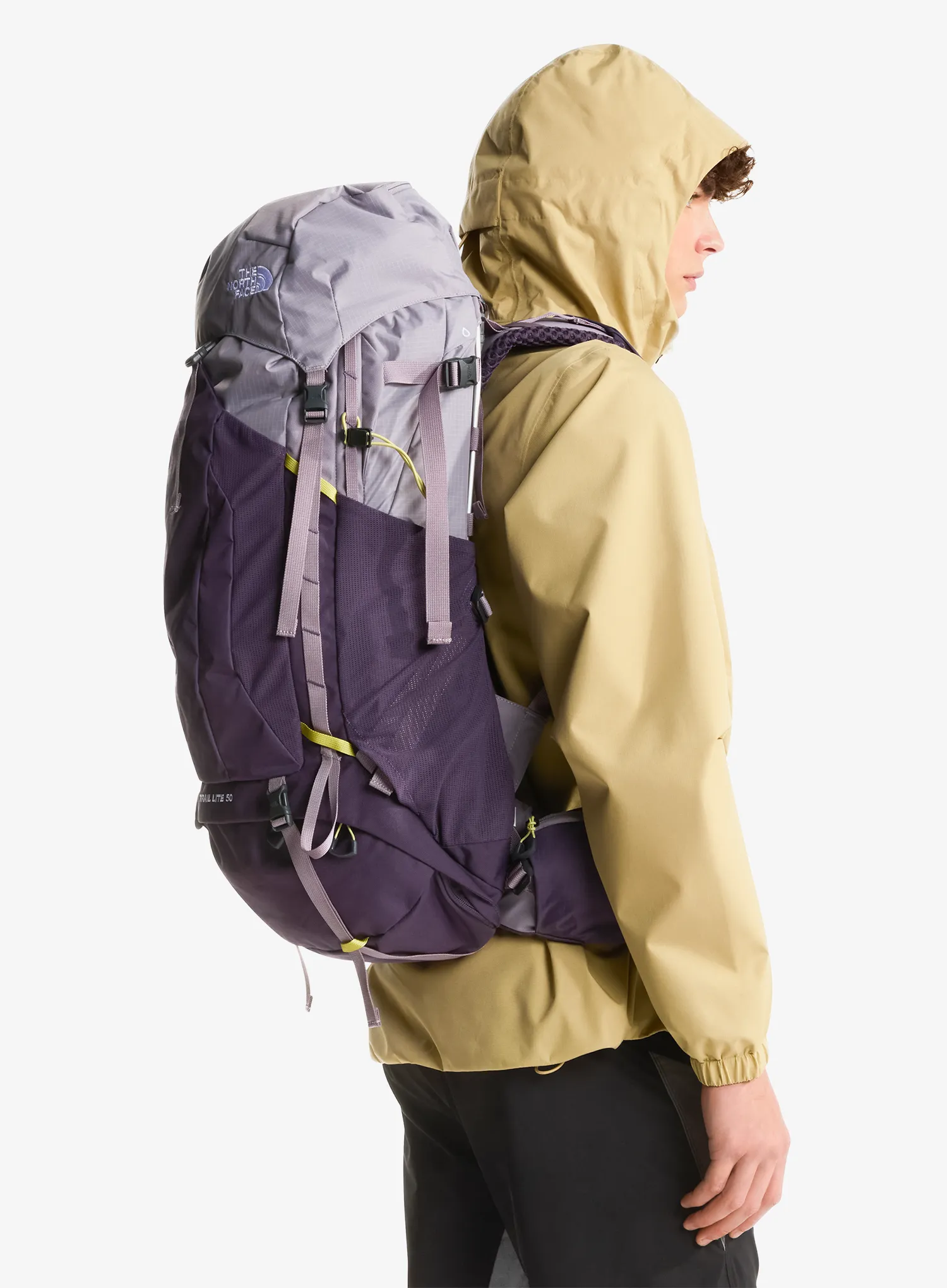 Wanderrucksack Damen The North Face Trail Lite 50 - trans grey/dusk/pear