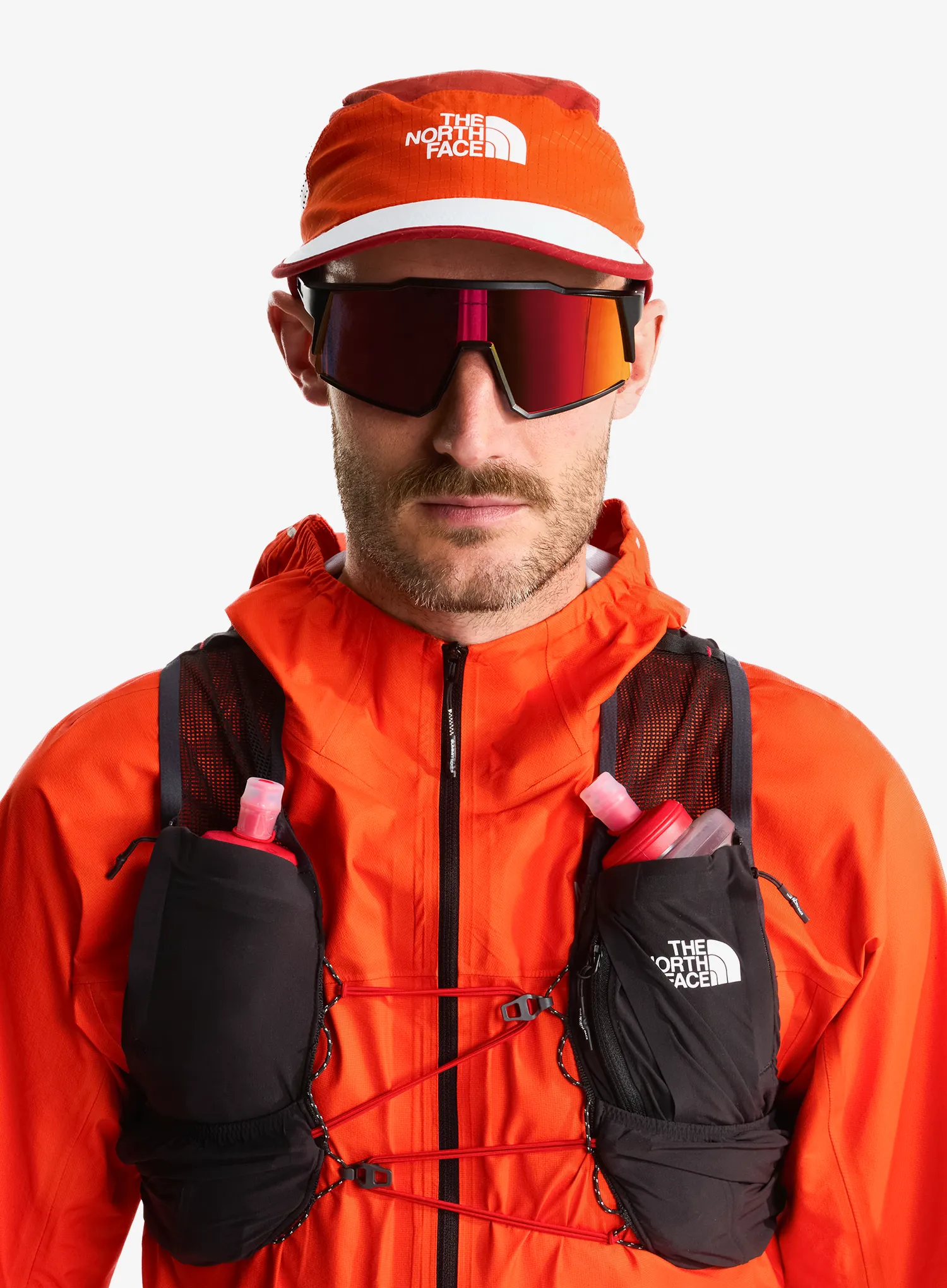 Laufmütze The North Face Summer LT Run Hat - iron/pearl/lava red
