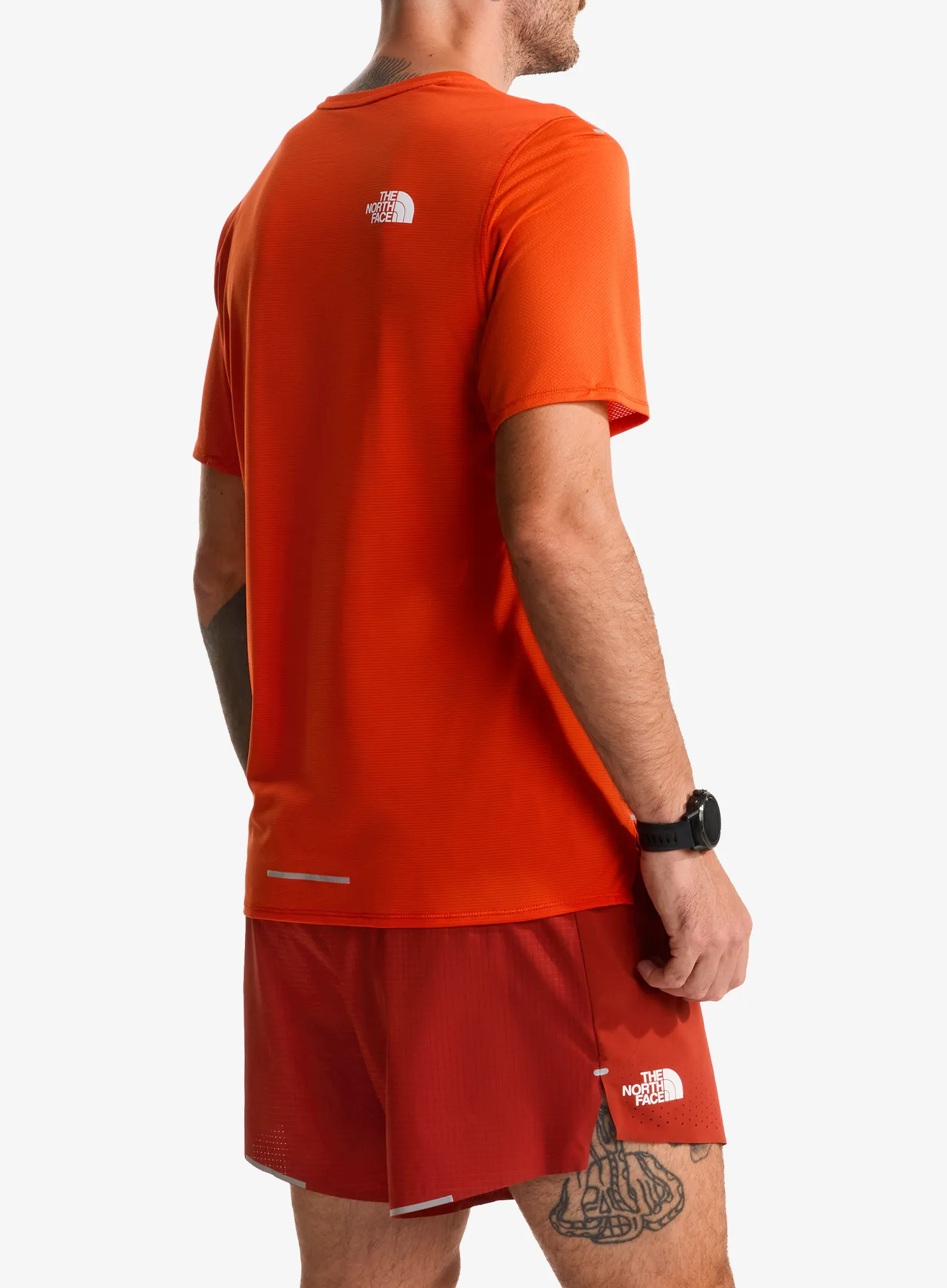 Laufshirt The North Face Summit High Trail S/S - lava red