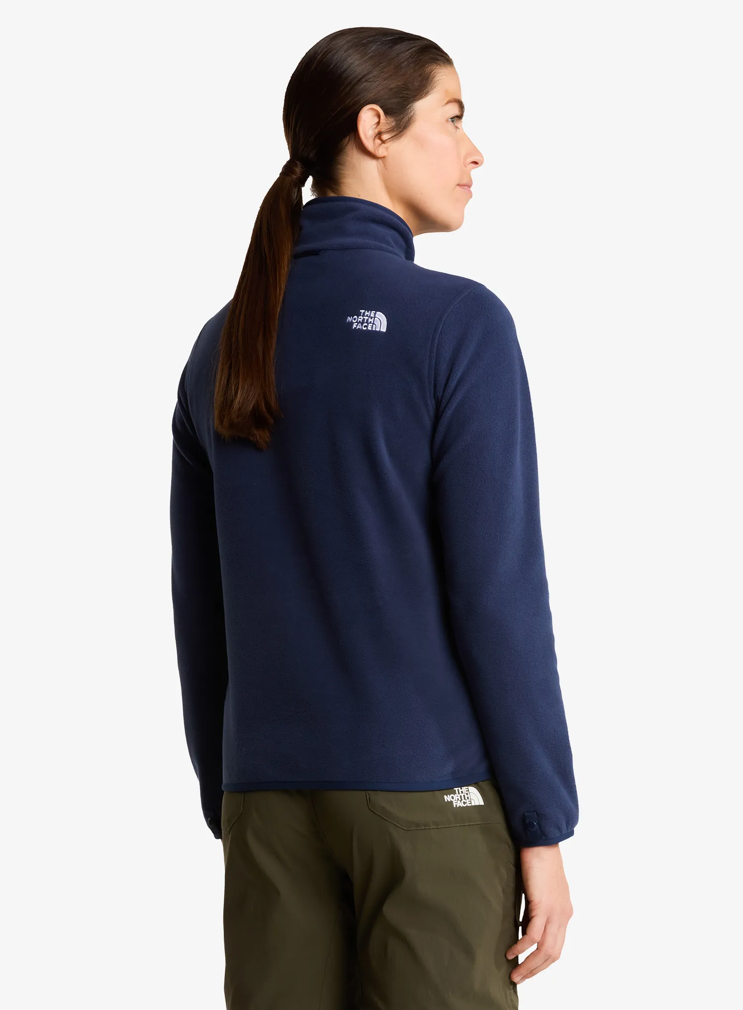 Pullover mit Reißverschluss Damen The North Face Glacier Fleece Jacket - summit navy