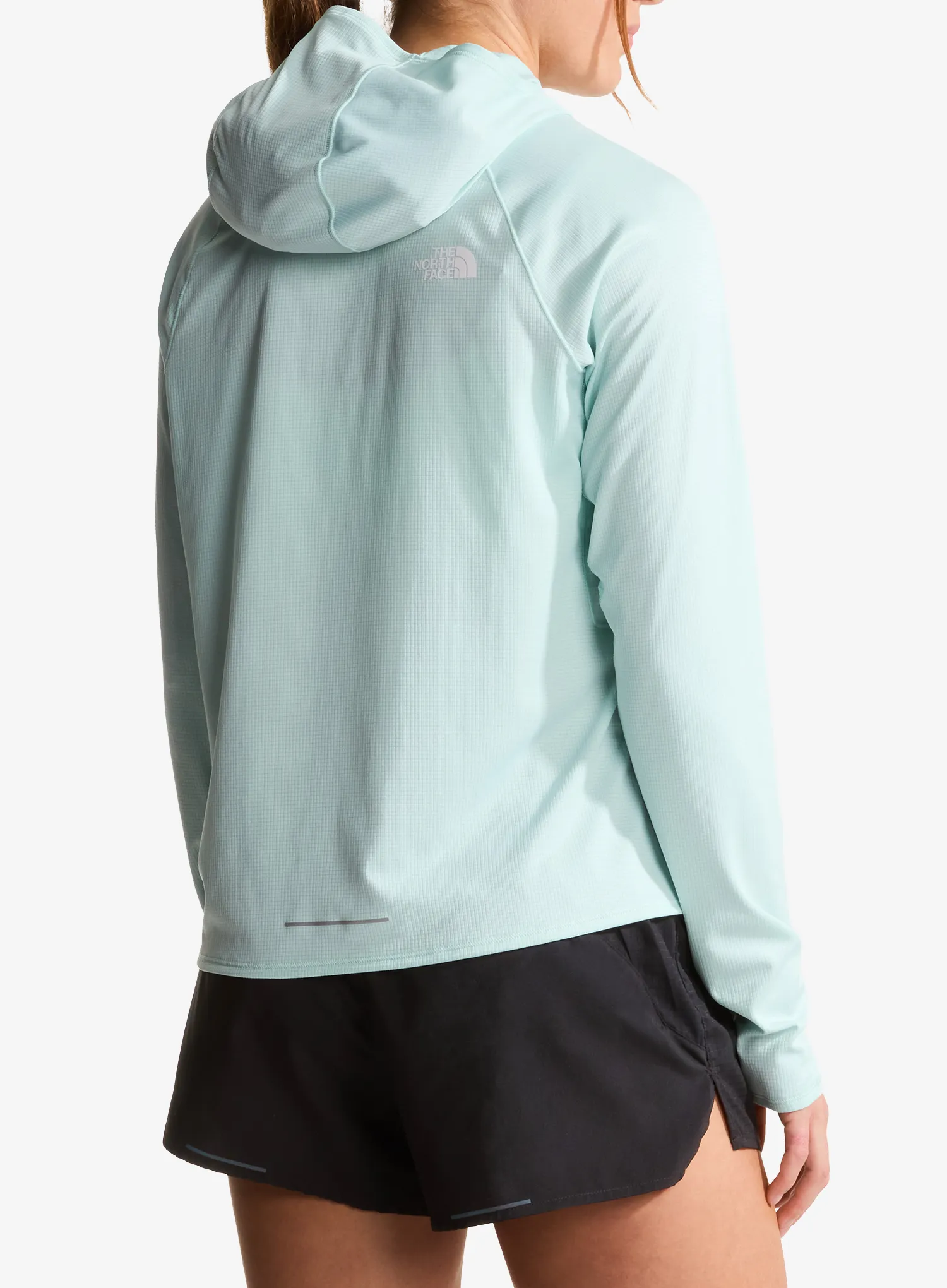 Laufshirt langarm Damen The North Face Sunriser Hoodie - opal frost