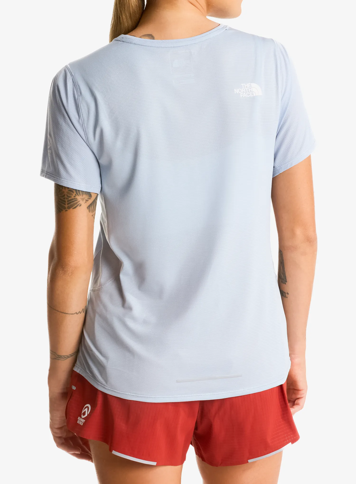 Sportshirt Damen The North Face Summit High Trail SS - frost grey