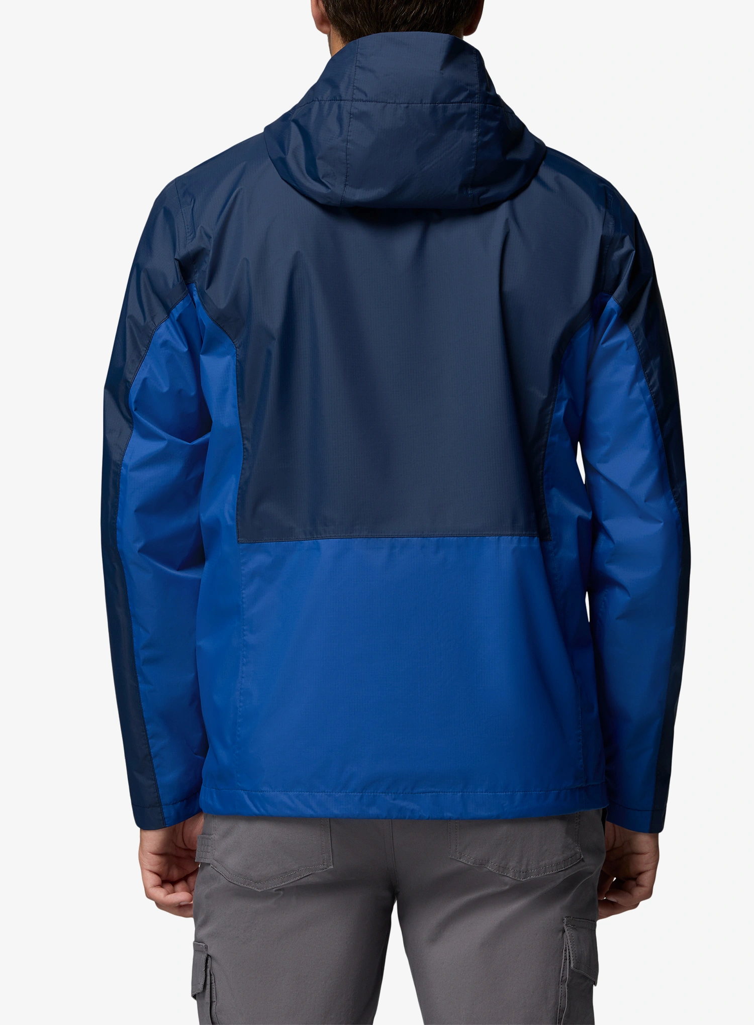 Regenjacke Columbia Pouring Adventure III Jacket - collegiate navy/mountain blue