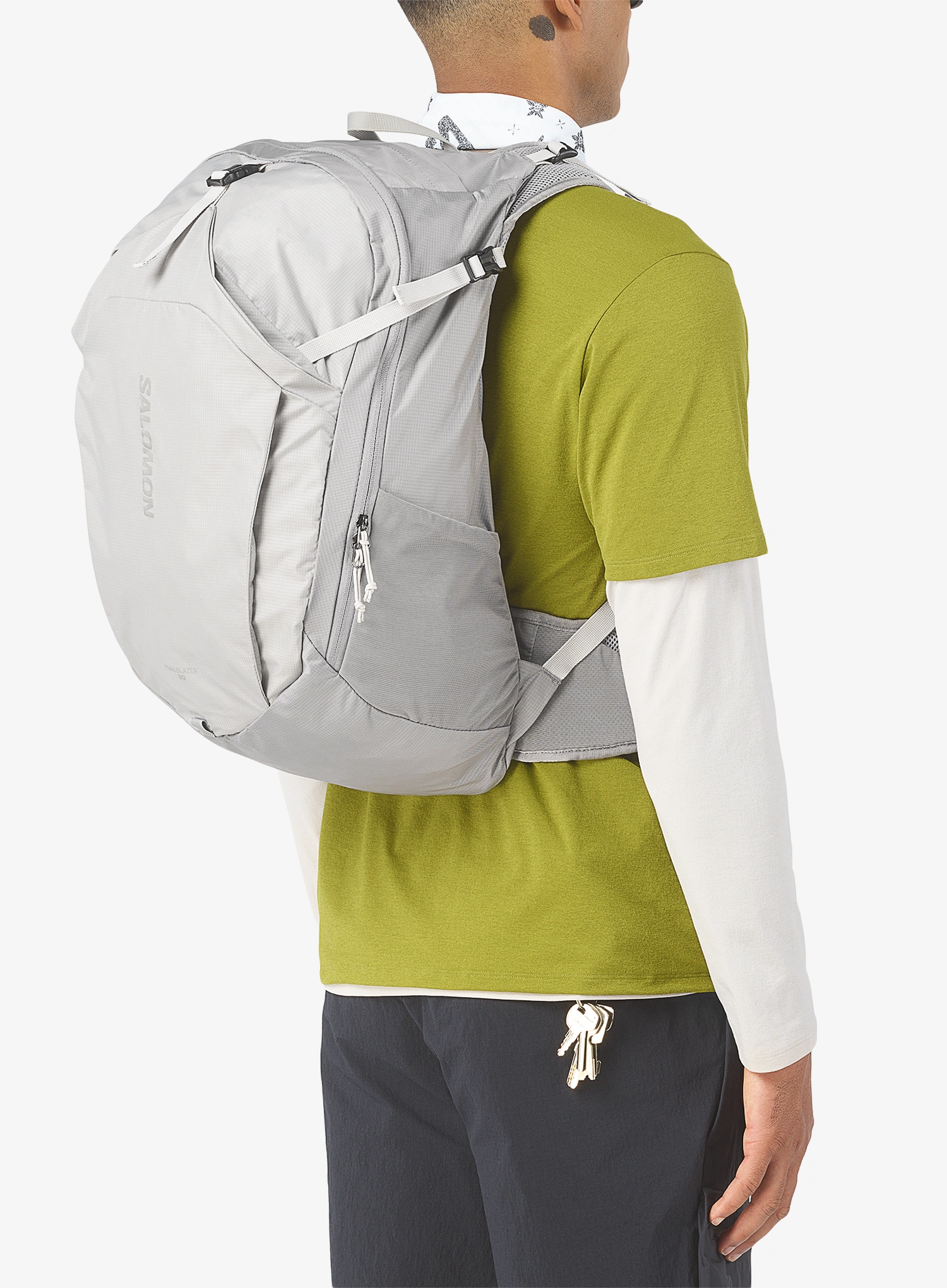 Wanderrucksack Salomon Trailblazer 30 - cloudburst/paloma/silver
