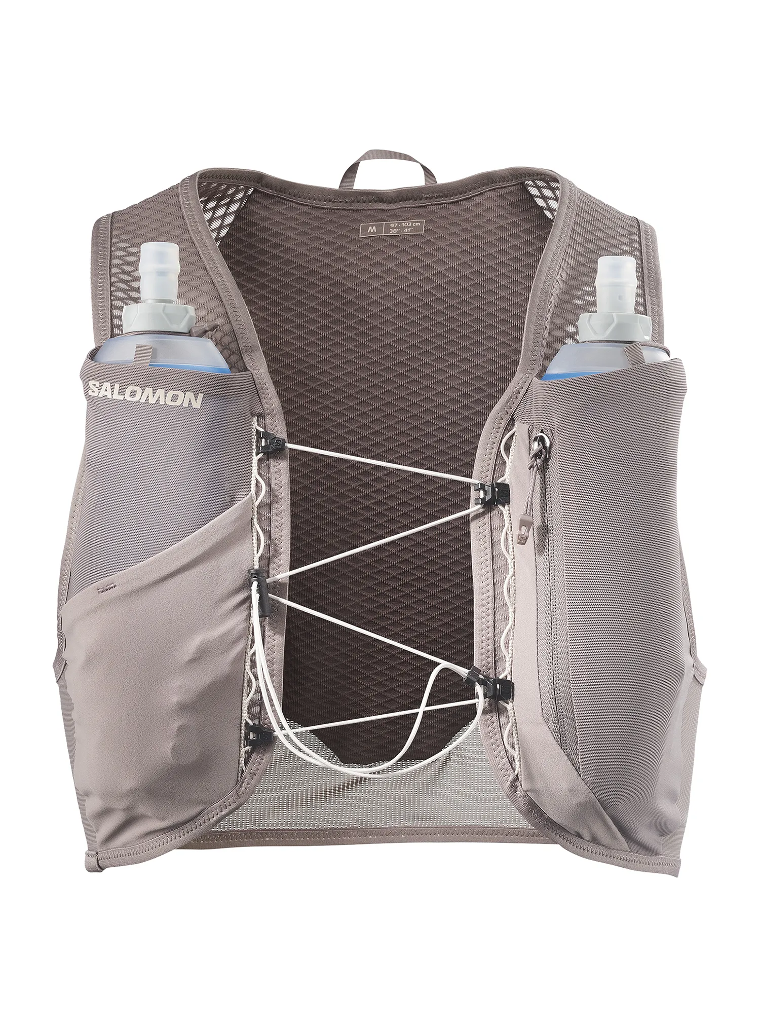 Laufweste Salomon Active Skin 4 Grvl Set - iron/silver cloud