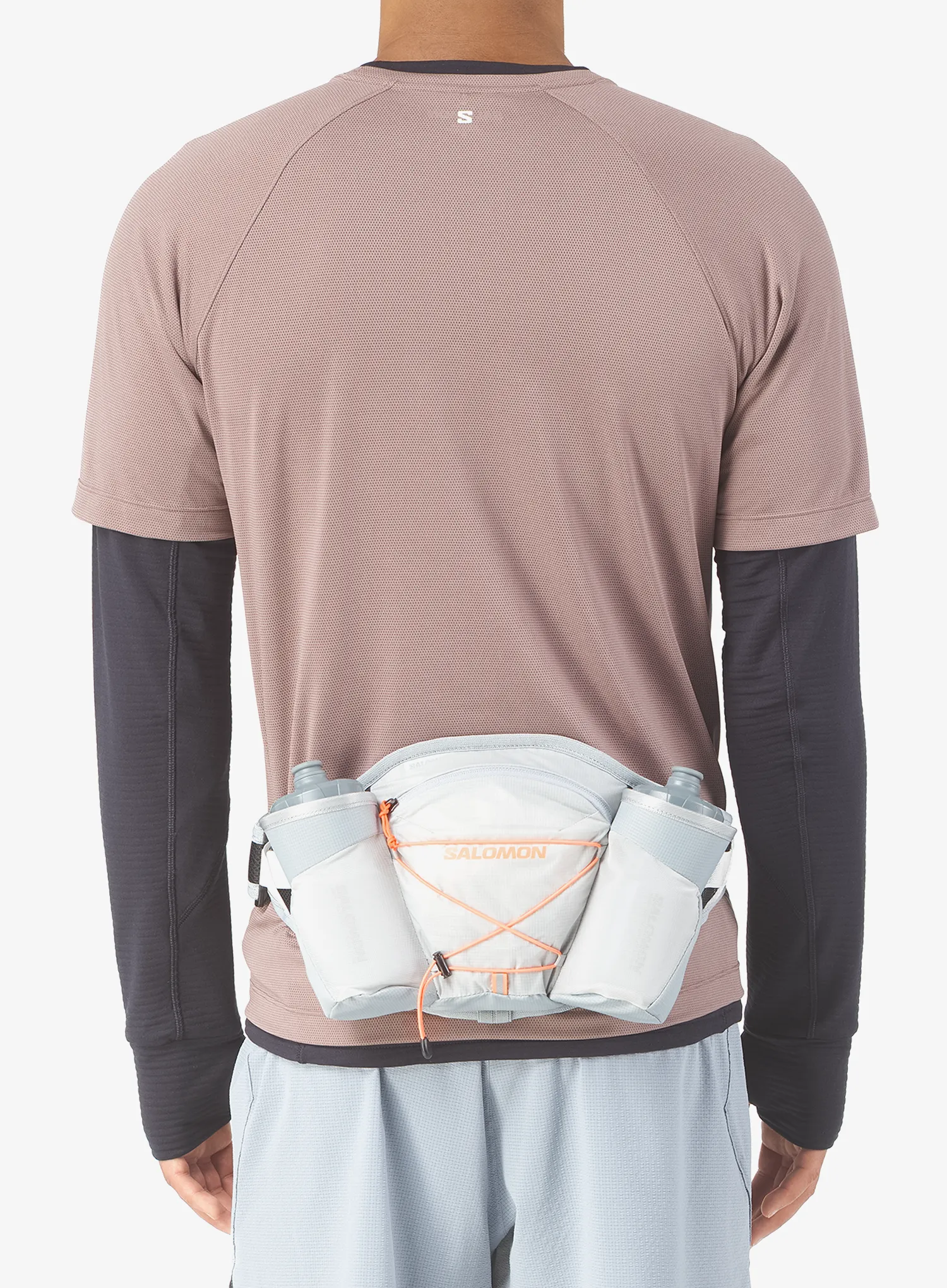 Laufgurt Salomon Cross Belt 2 Bottles - gray violet/quarry