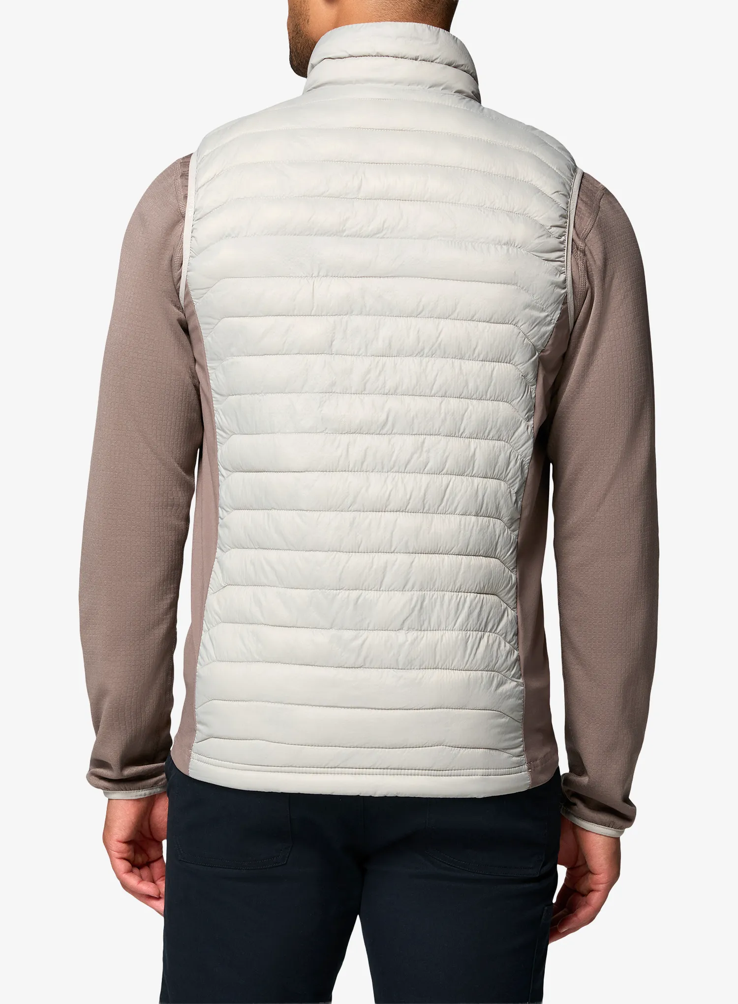 Thermoweste Columbia Powder Pass Hybrid Vest - flint grey/iron