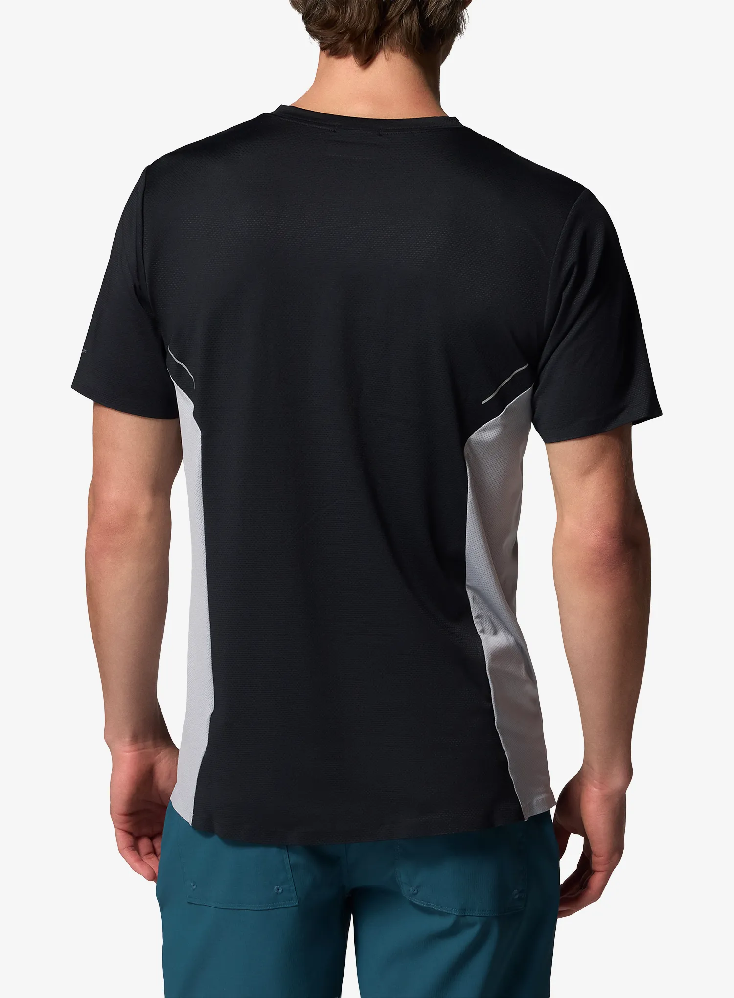 Funktionsshirt Columbia Three Pitch S/S Crew - black/columbia grey