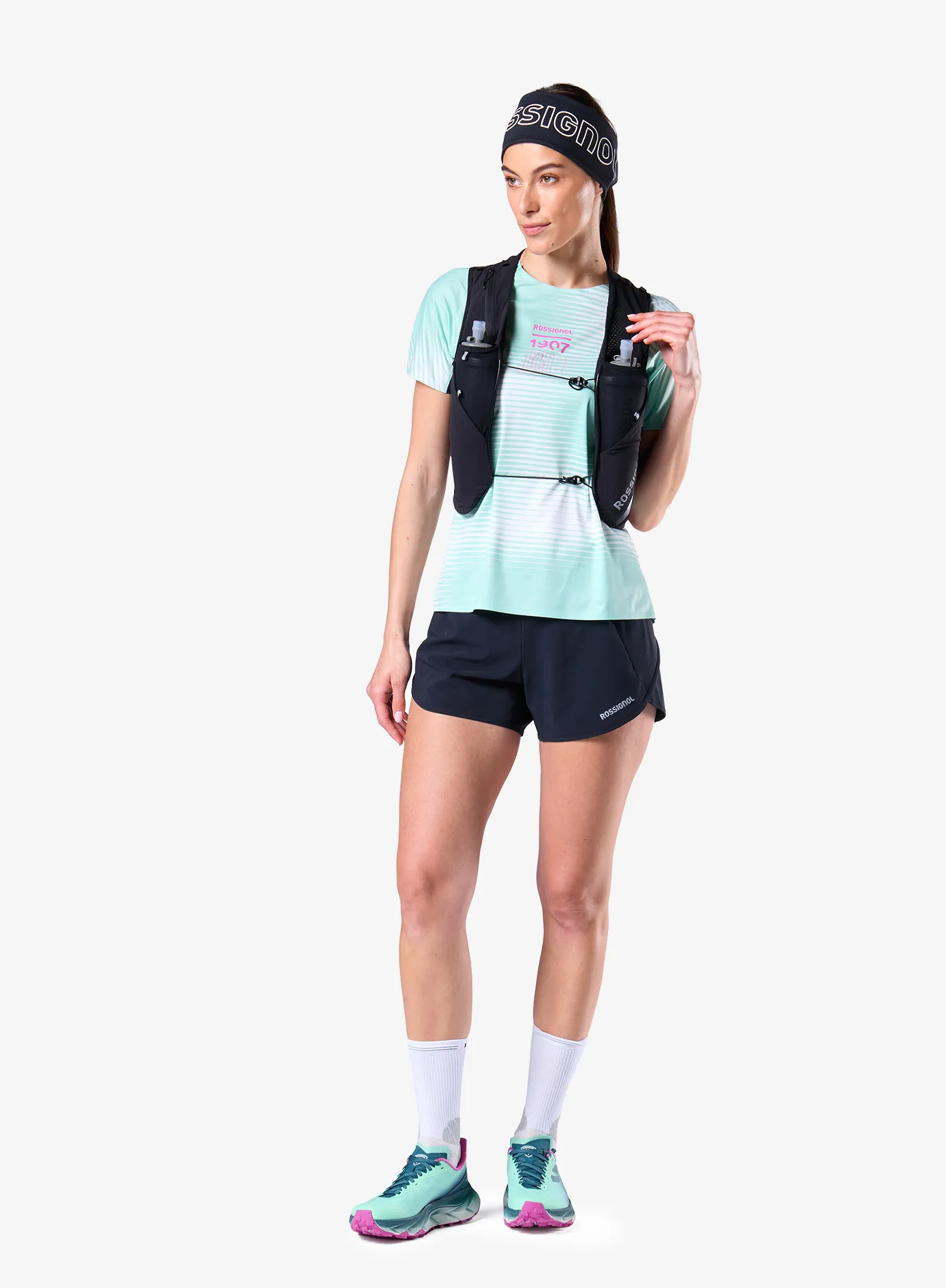 Laufshorts Damen Rossignol Sapa Short - black
