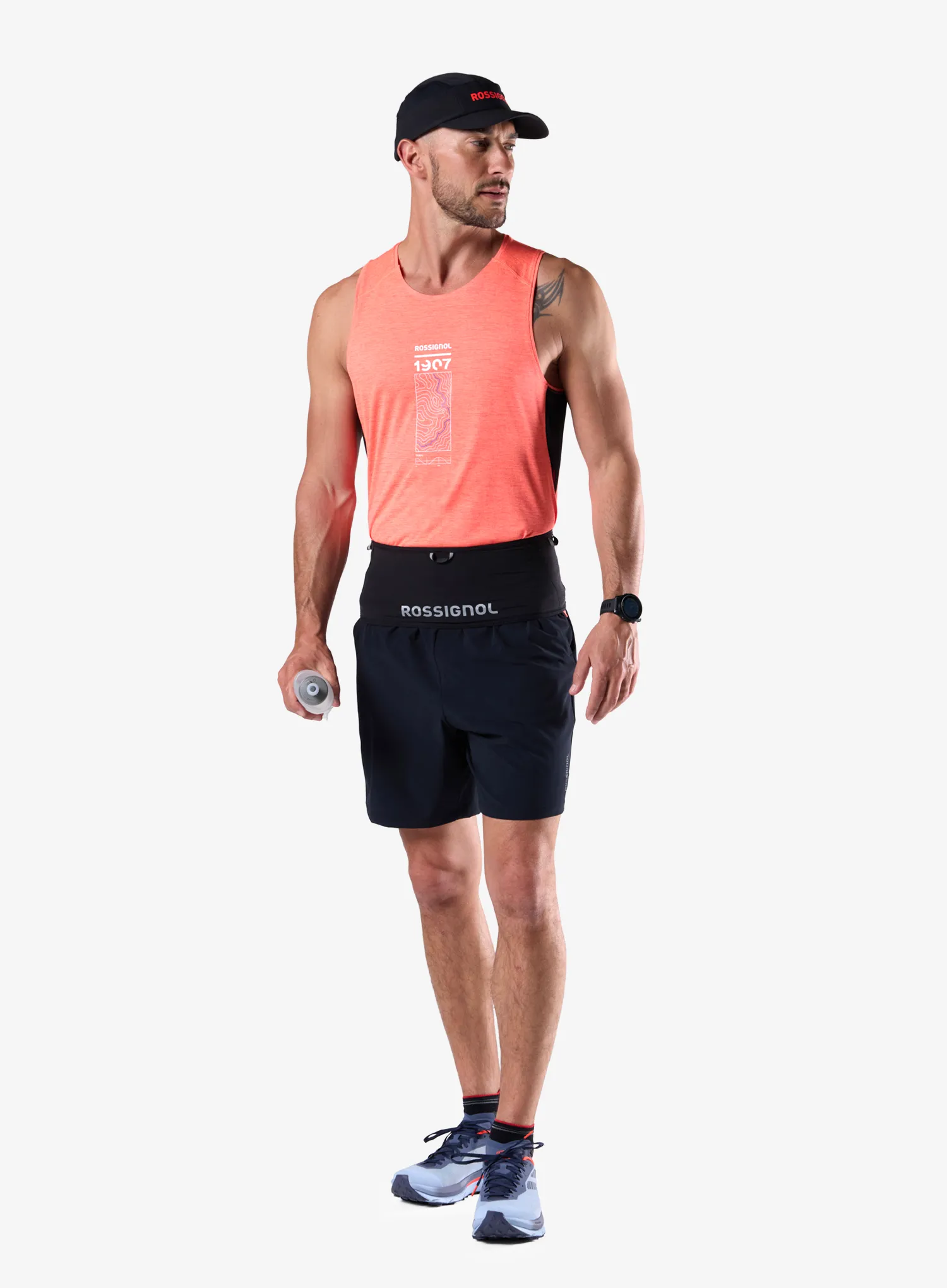 Herren-Top Rossignol Sapa Ultra Tank - neon red
