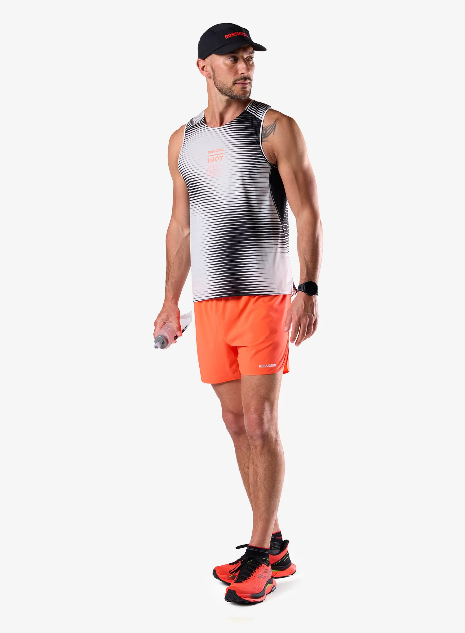 Herren-Top Rossignol Sapa Ultra Tank - black line fogg