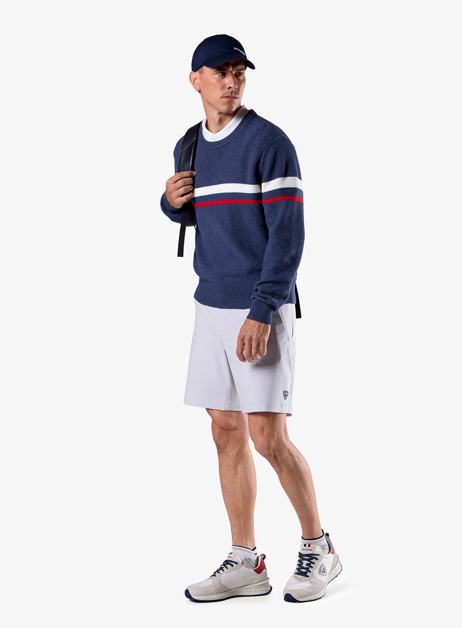 Strickpullover Herren Rossignol Knitted Crewneck Sweater - dark navy