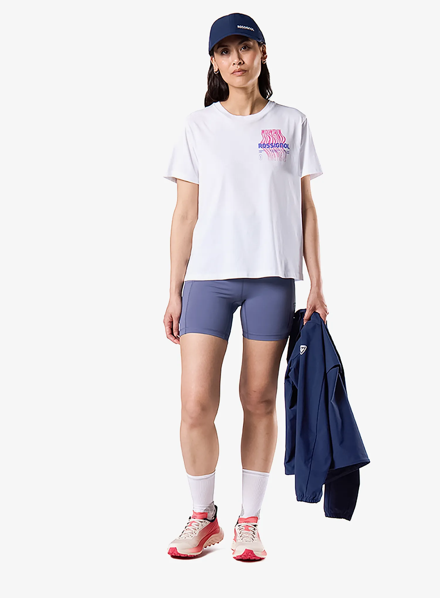 Bedruckte T-Shirt Damen Rossignol Graphic Waterfall Tee - white/white