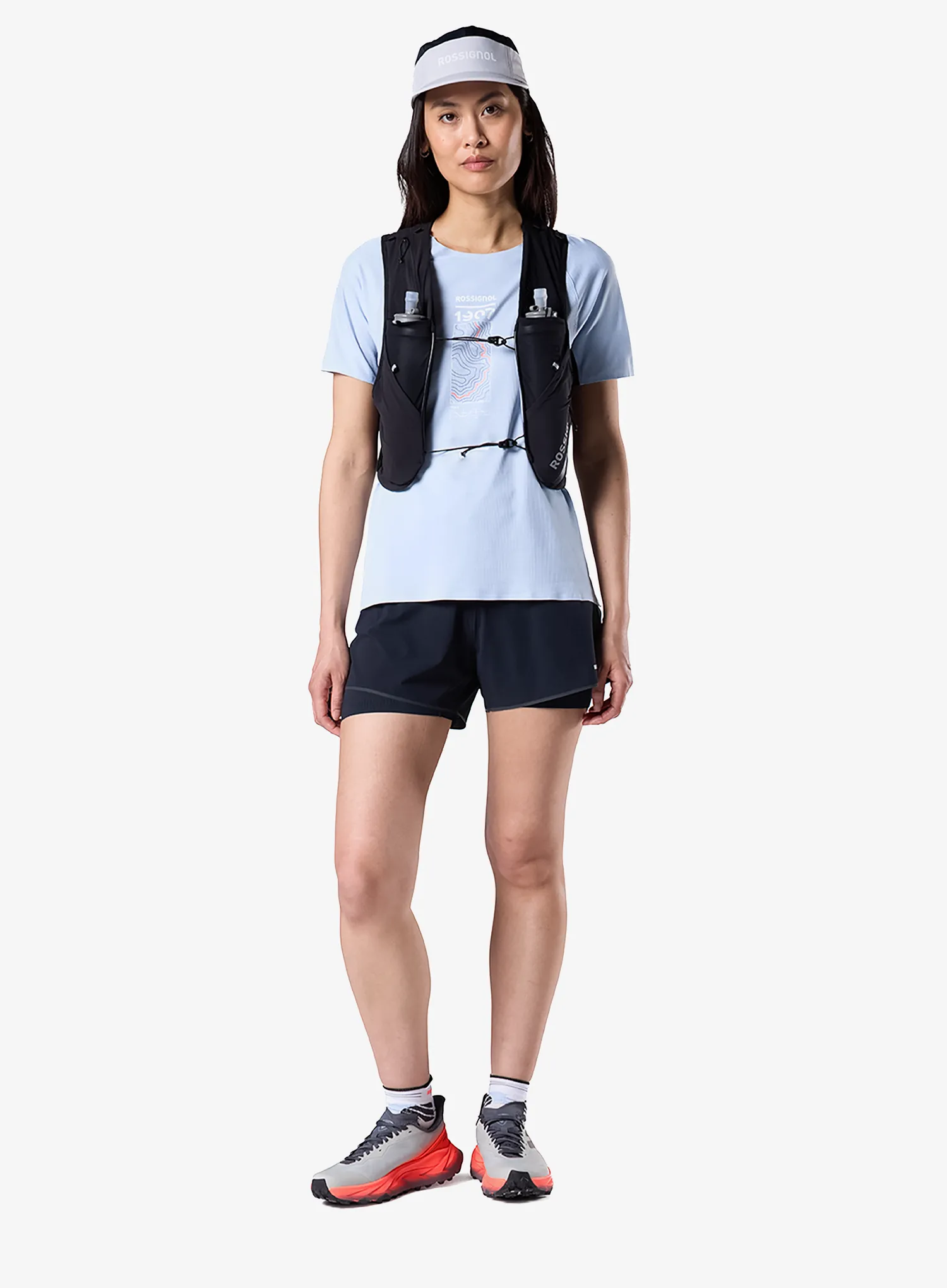 Laufshirt Damen Rossignol Sapa Ultra Tee - blue aura