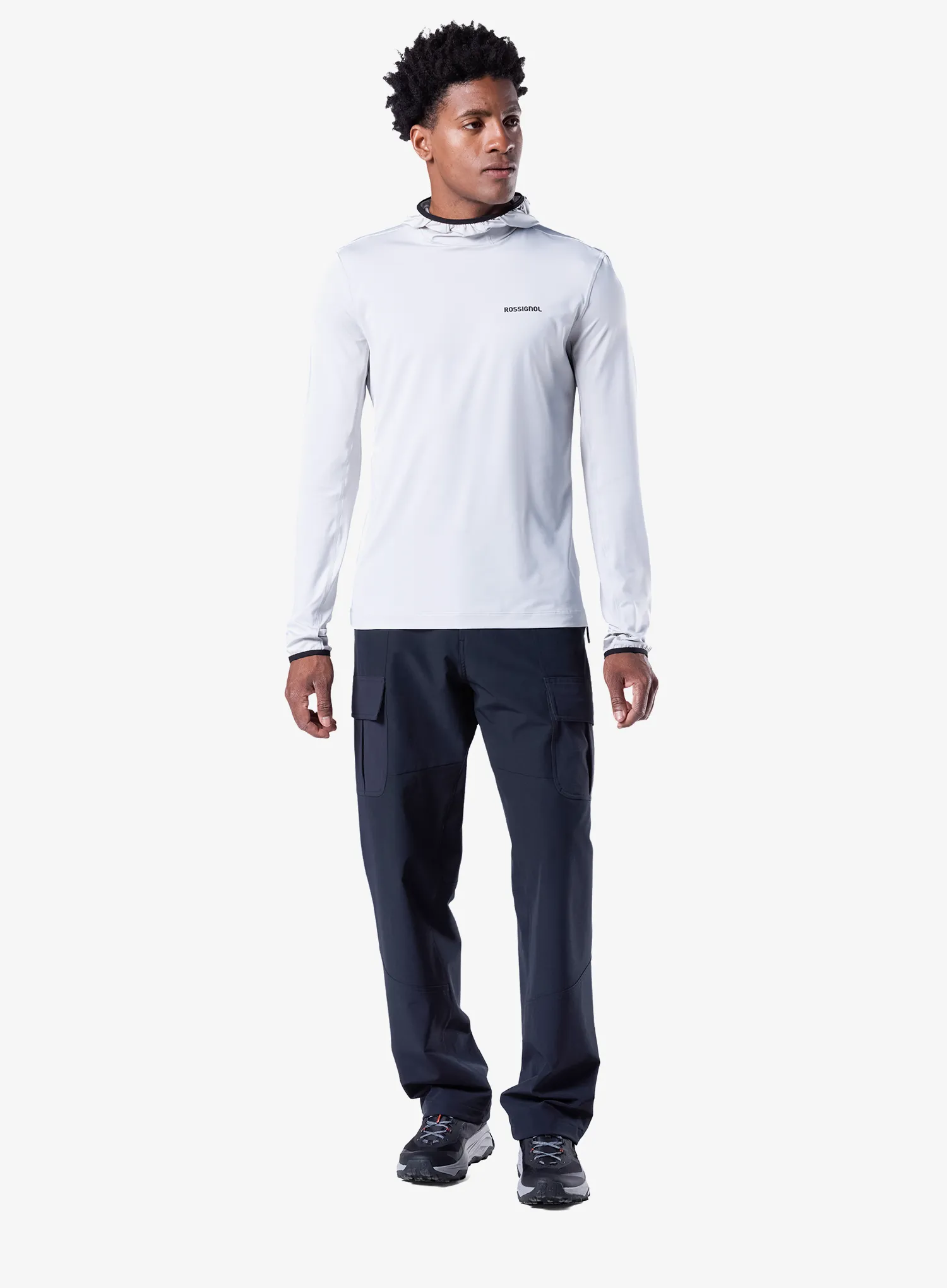 Hoodie Rossignol Westweg Sun Hoodie - light grey