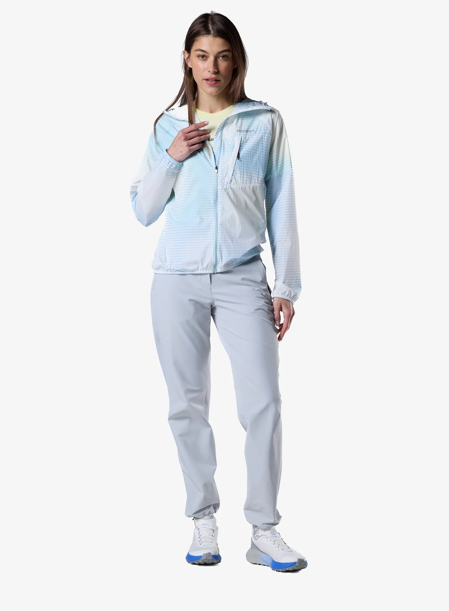 Windjacke Damen Rossignol Sidelhorn PKB JKT - aura blue line fogg