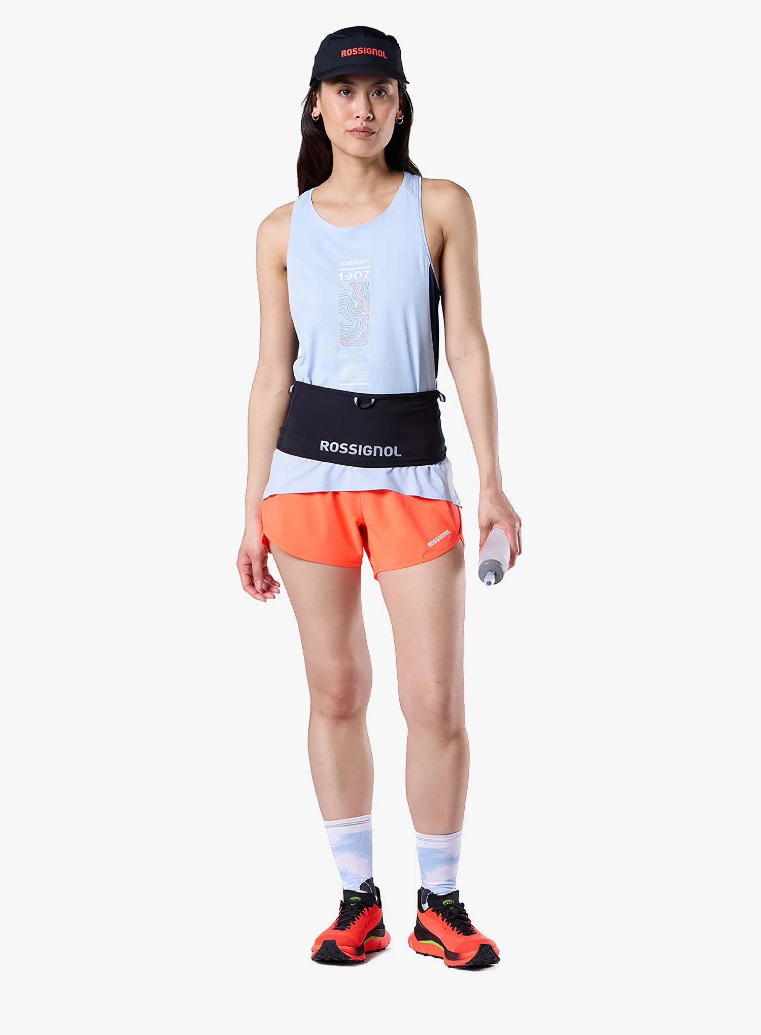 Laufshorts Damen Rossignol Sapa Short - neon red