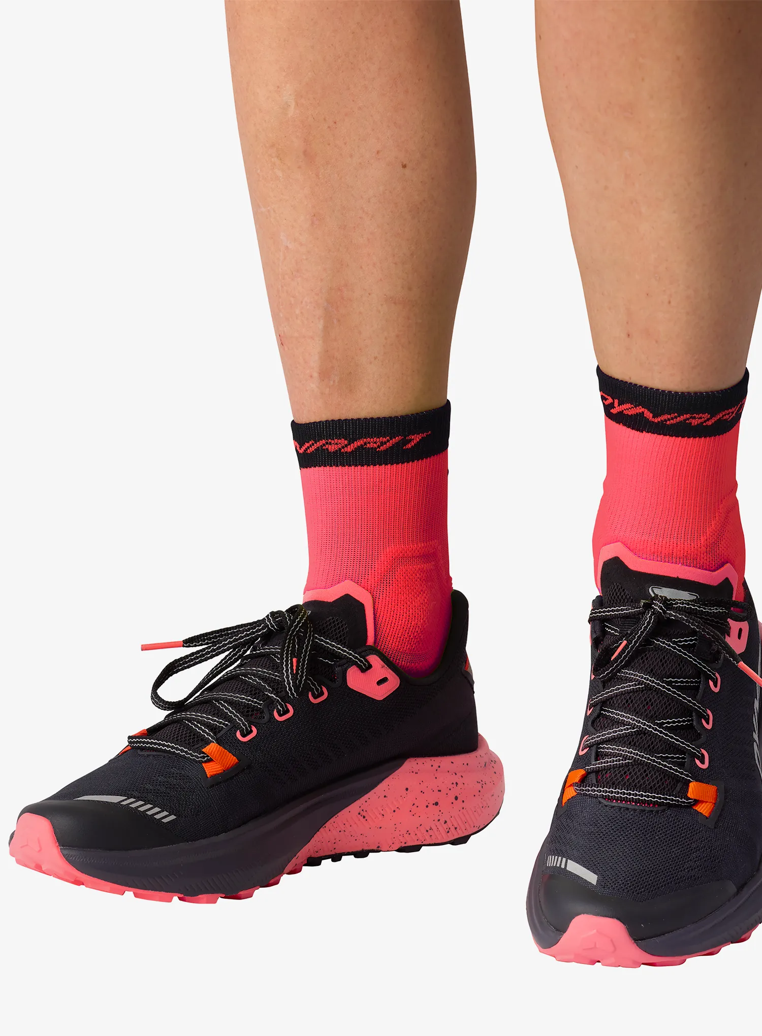 Laufsocken Herren Dynafit Alpine Short Socks - fluo coral