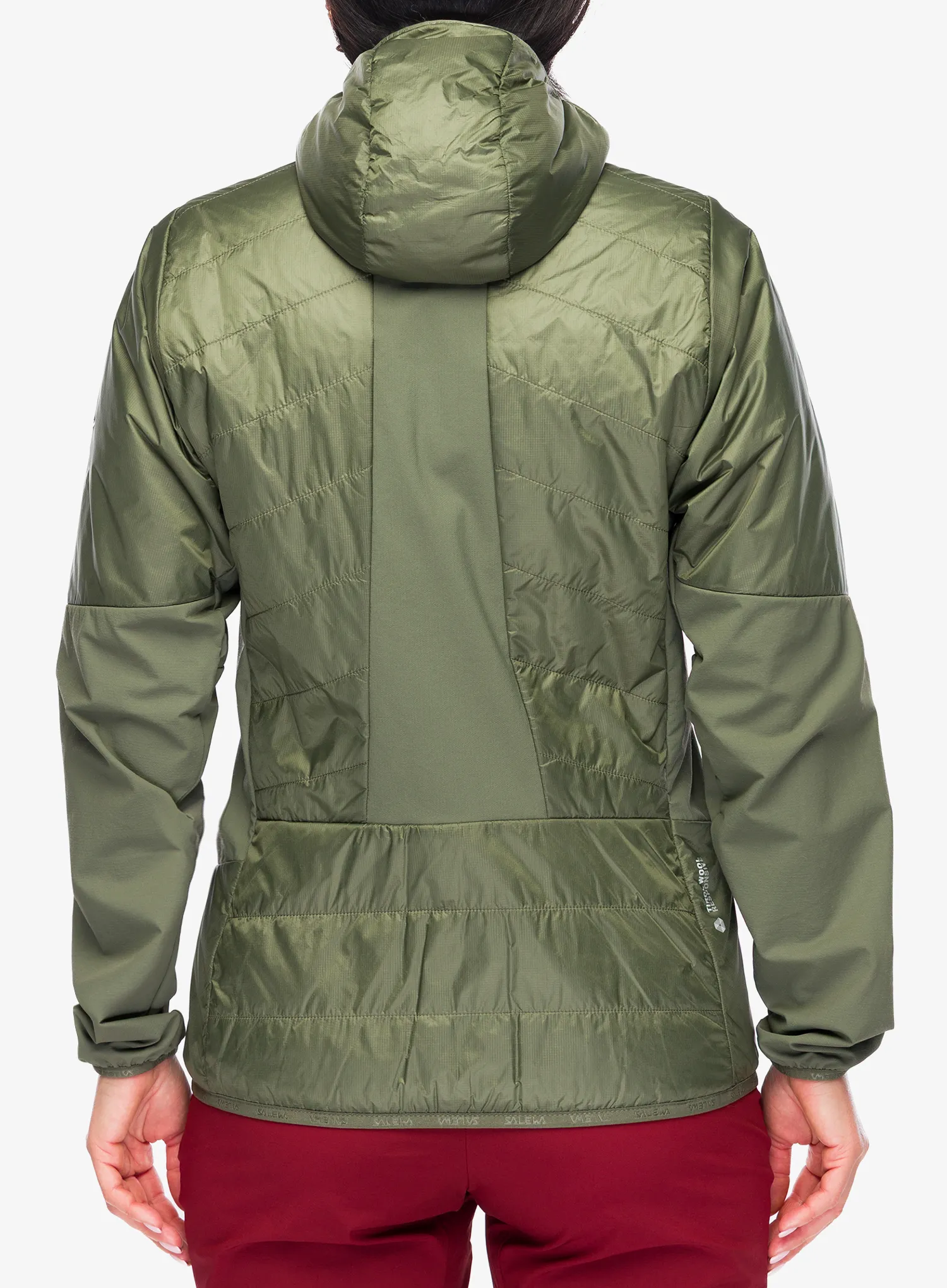 Hybridjacke Damen Salewa Ortles Hyb TWR Jacket - faded green