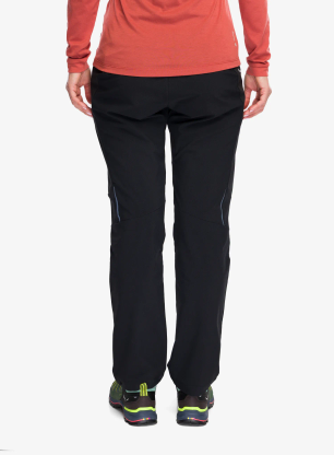 Softshellhose Damen Salewa Pedroc Sw Dst Wind Pant - black out