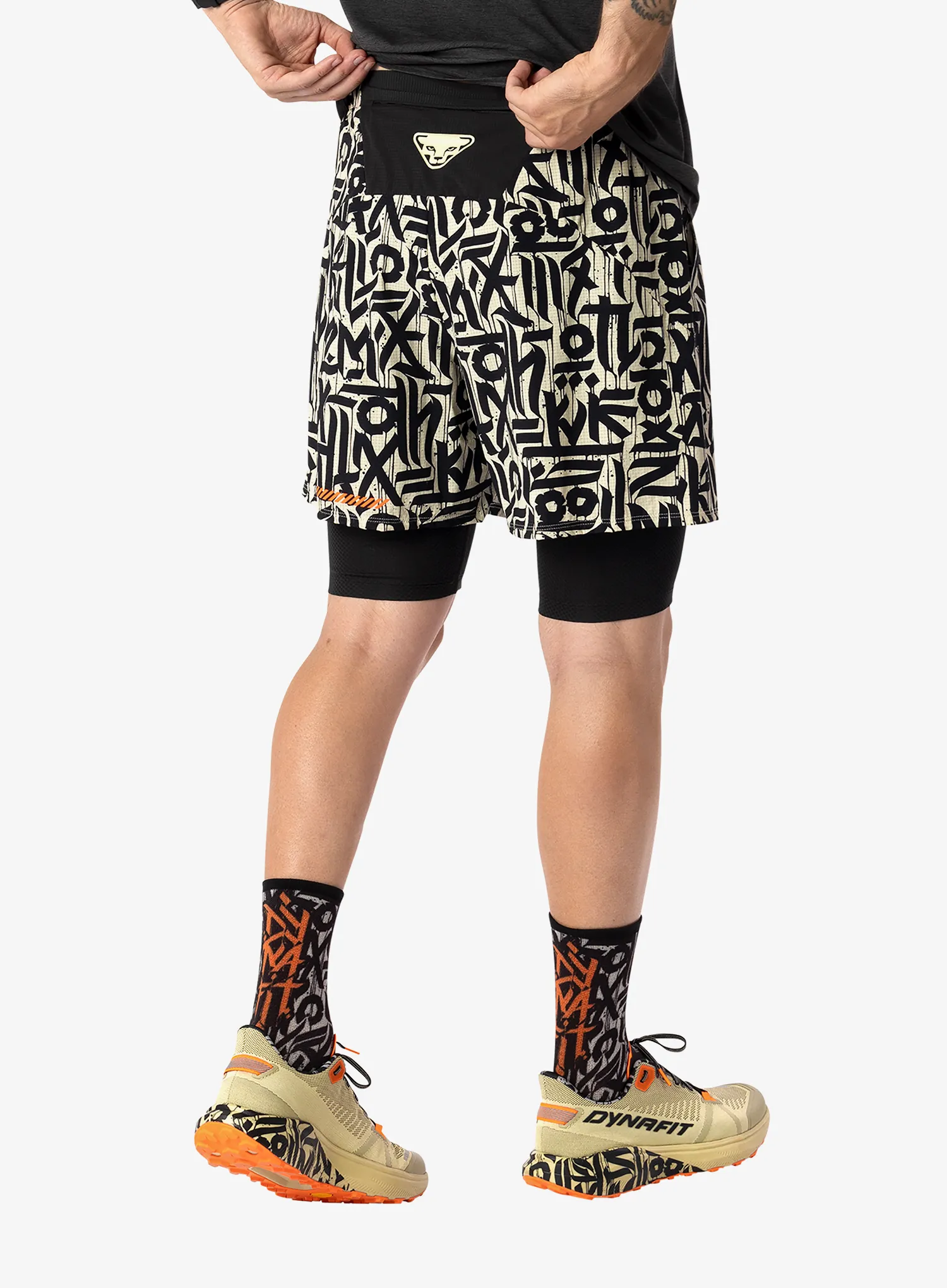 Laufshorts Dynafit Trail 2In1 Shorts - overcast