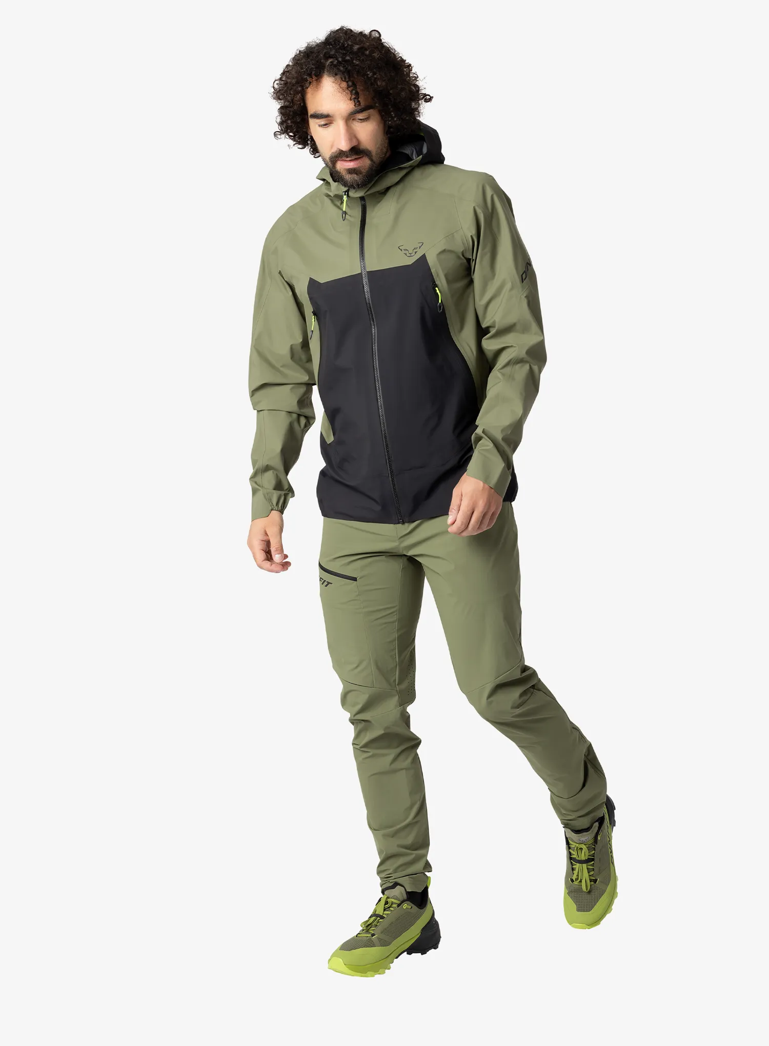 Regenjacke Dynafit Transalper 3L Jacket - military green