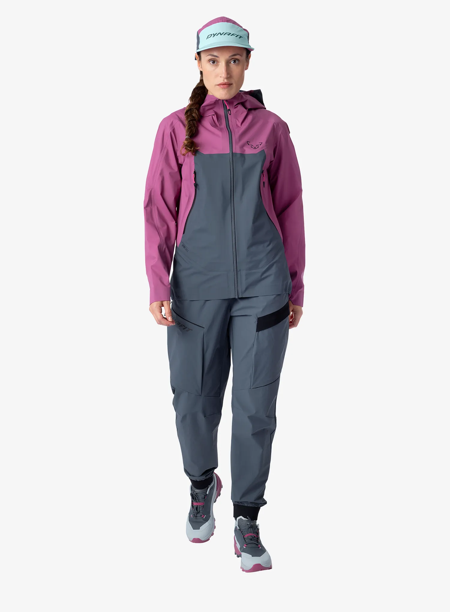 Regenjacke Damen Dynafit Transalper 3L Jacket - magenta