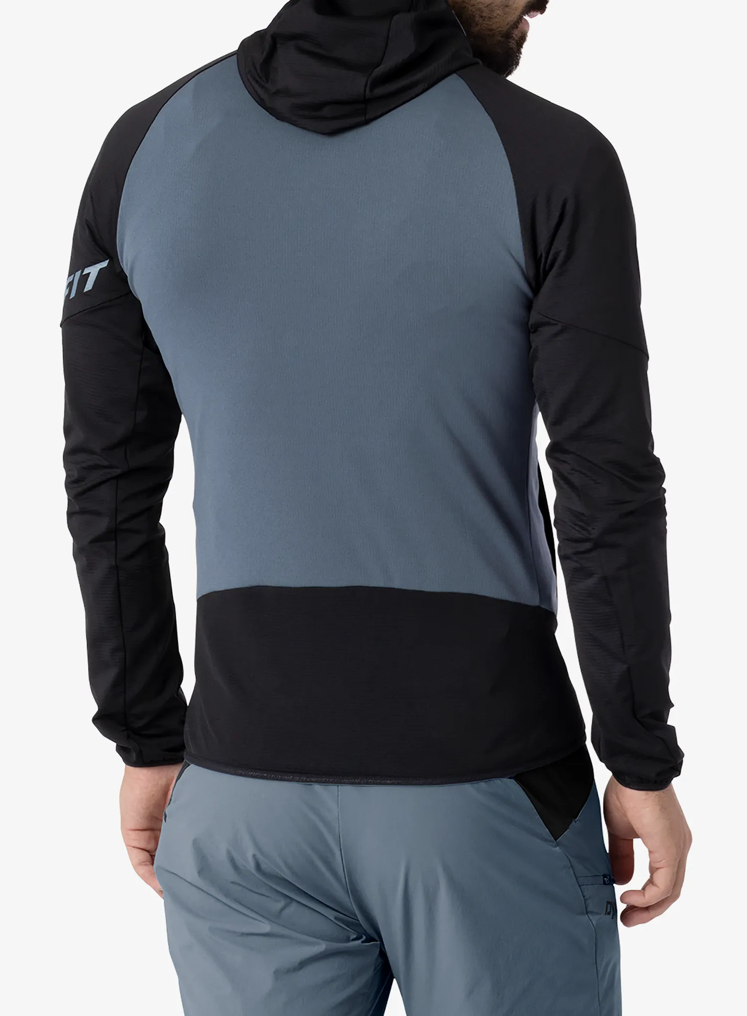 Pullover mit Reißverschluss Dynafit Transalper Light PTC Hoody - black out/cinder