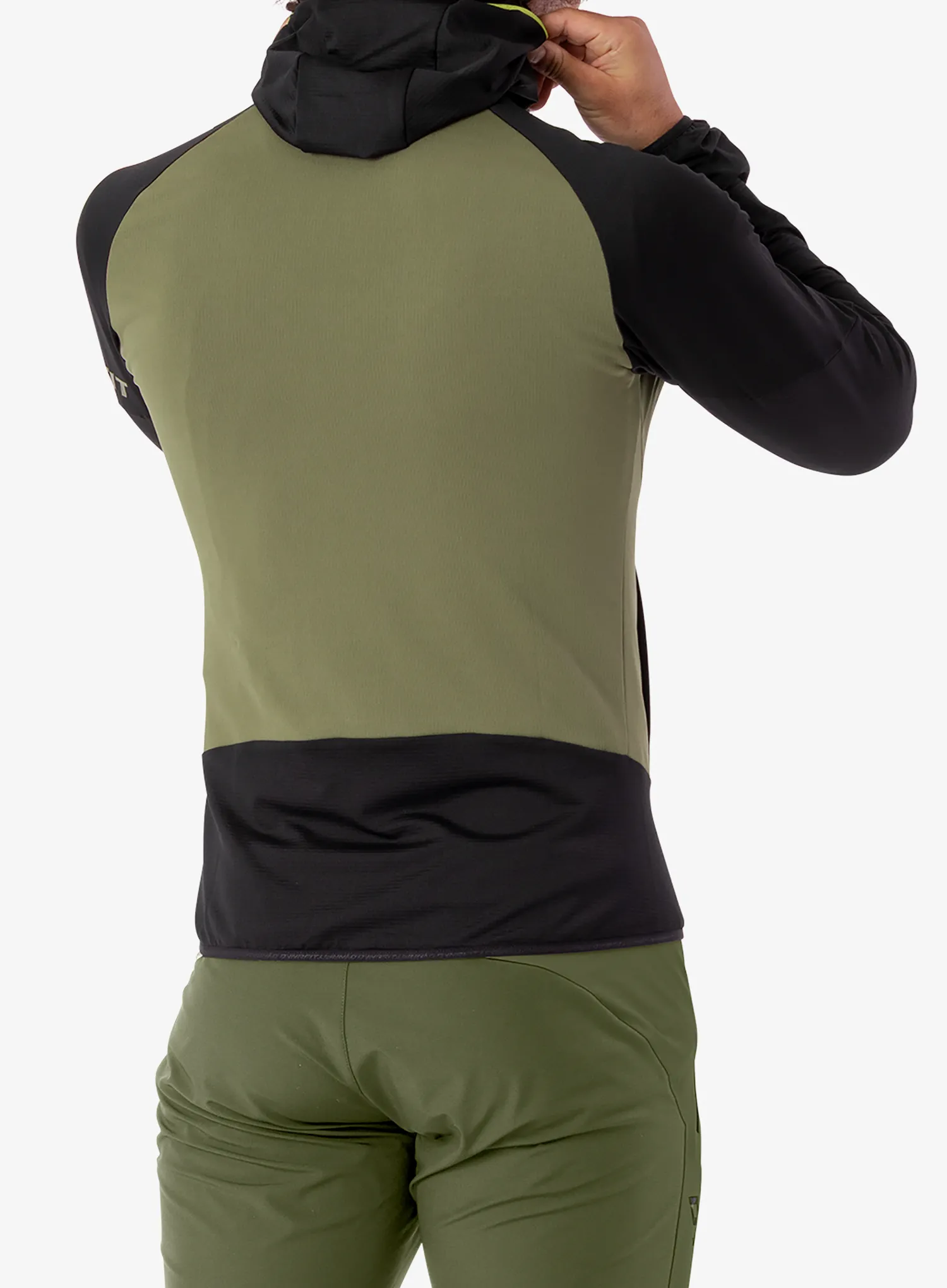 Hoodie Dynafit Transalper Light PTC Hoody - black out/military green
