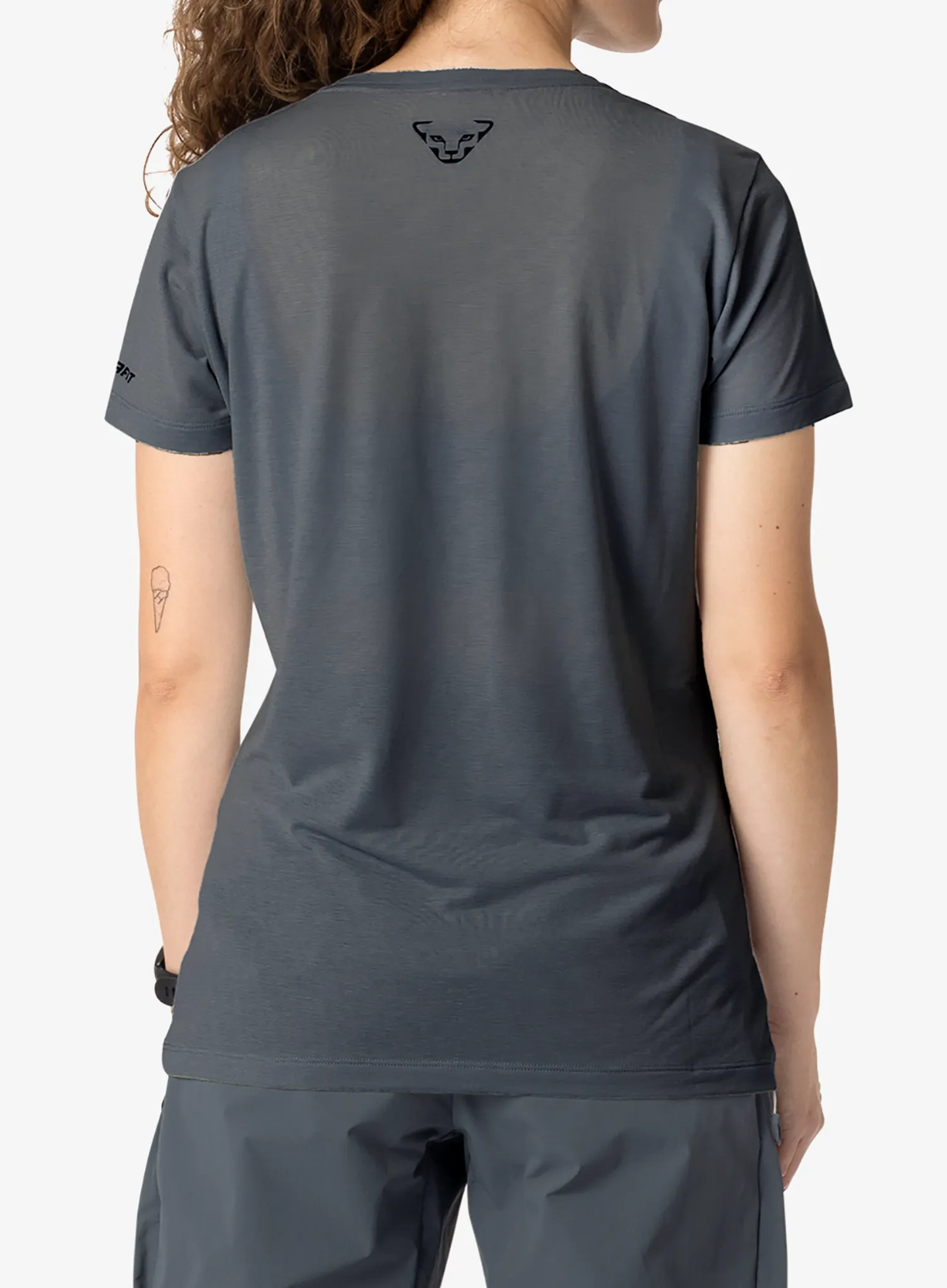 Funktionsshirt Damen Dynafit Transalper Graphic S/S Tee - cinder/cinder