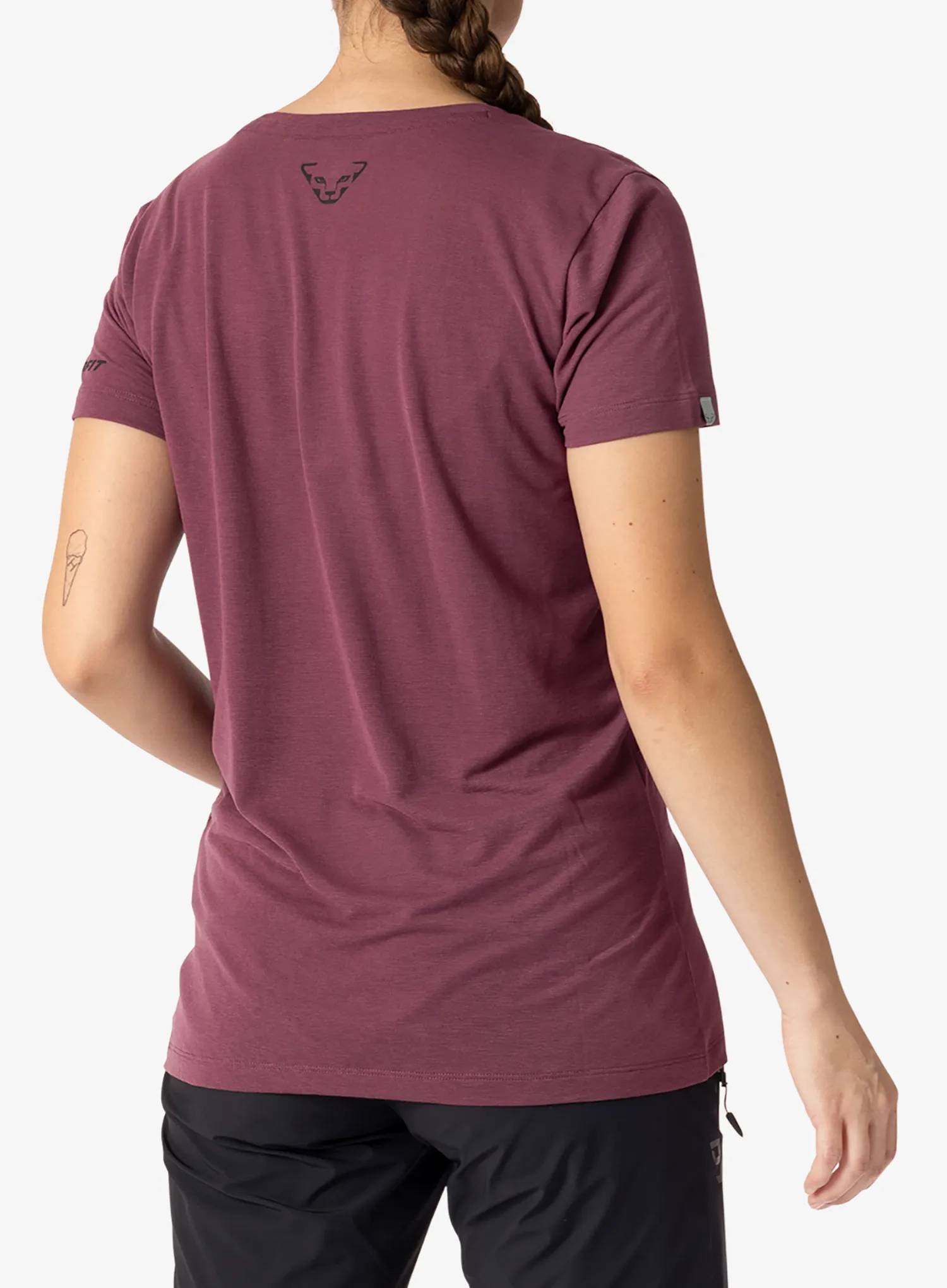 Bedruckte T-Shirt Damen Dynafit Transalper Graphic S/S Tee - amaranth