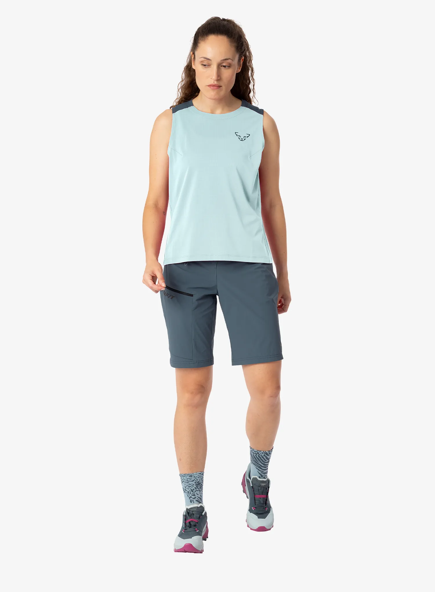 Top Damen Dynafit Transalper Tank - cloud blue