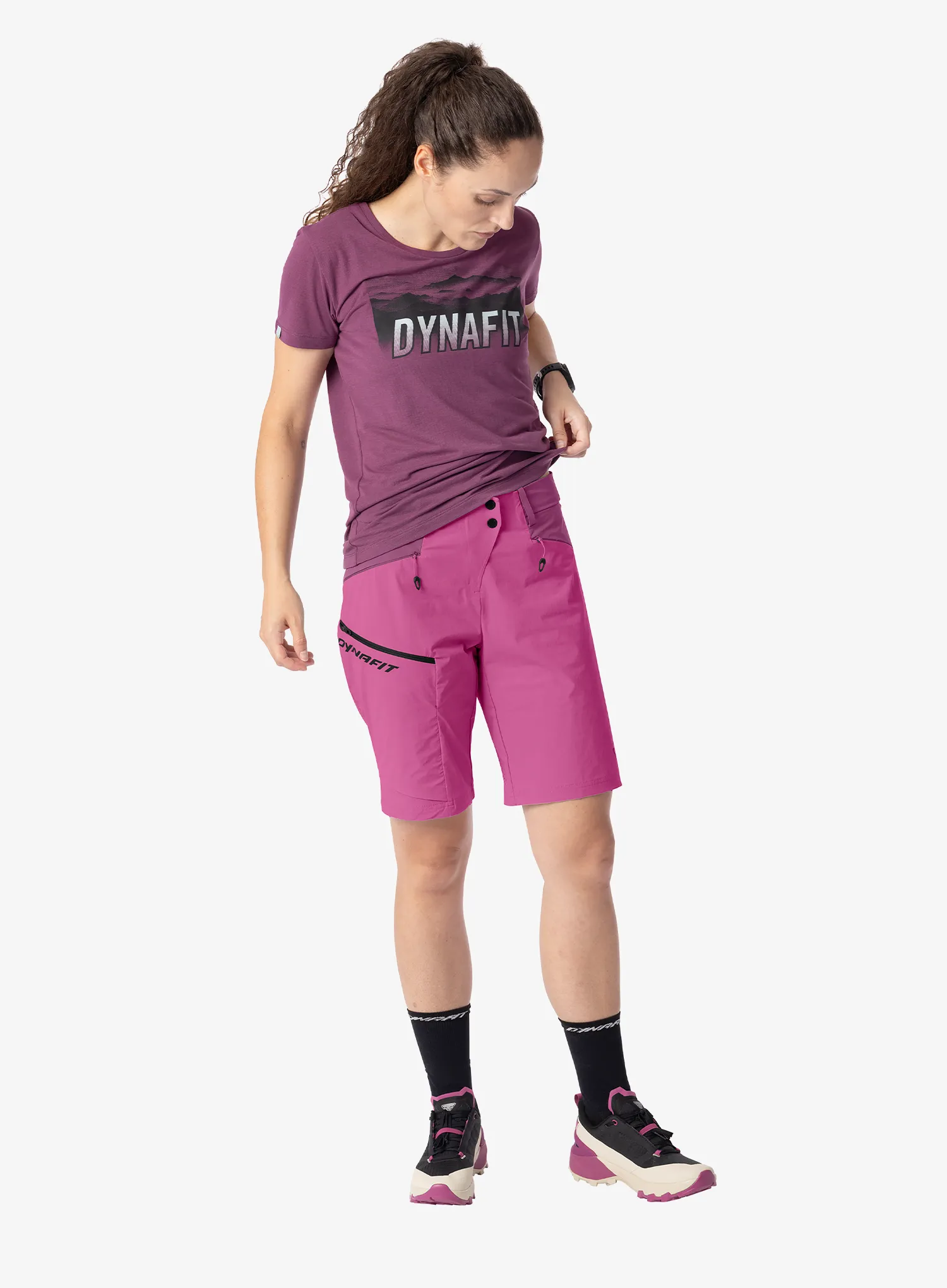 Outdoorshorts Damen Dynafit Transalper DST Shorts - magenta
