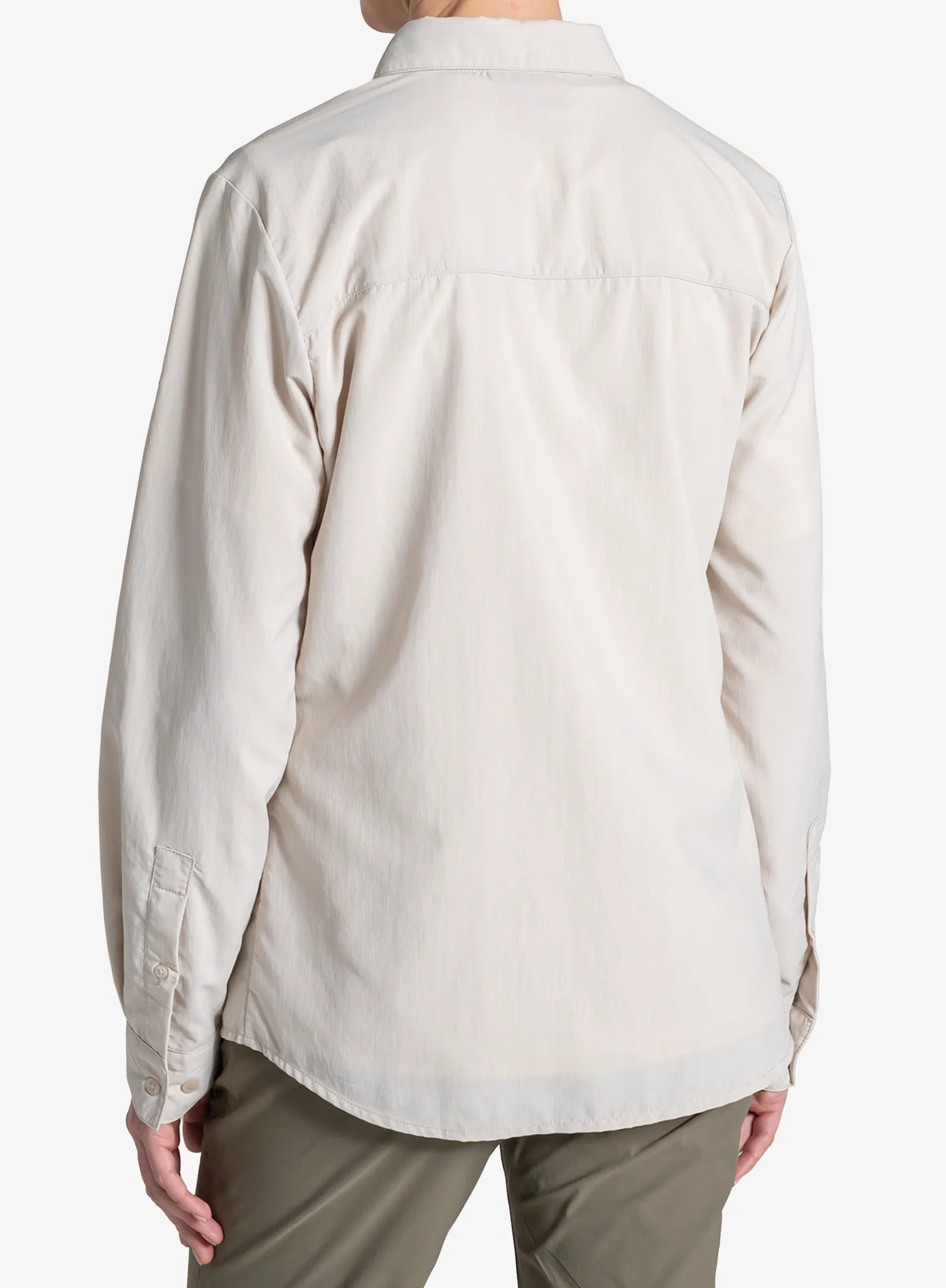 Mückenschutz-Hemd Damen Craghoppers NosiLife Loukkos Long Sleeved Shirt - oyster