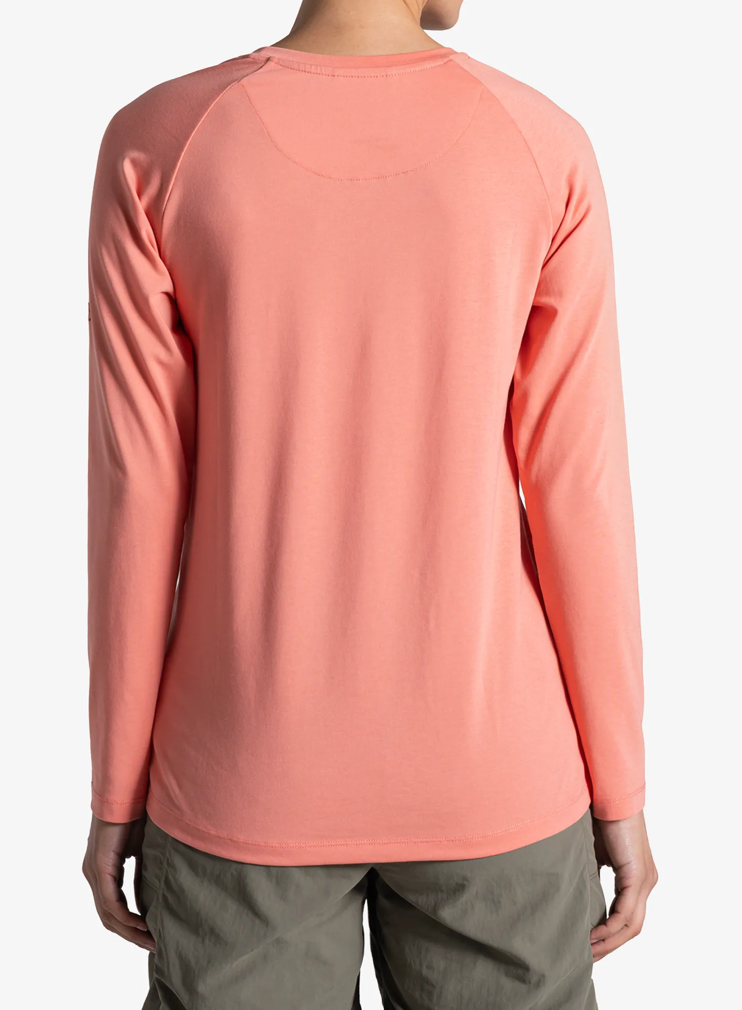 Pullover Damen Craghoppers NosiLife Nour Long Sleeved T-Shirt - spiced apricot