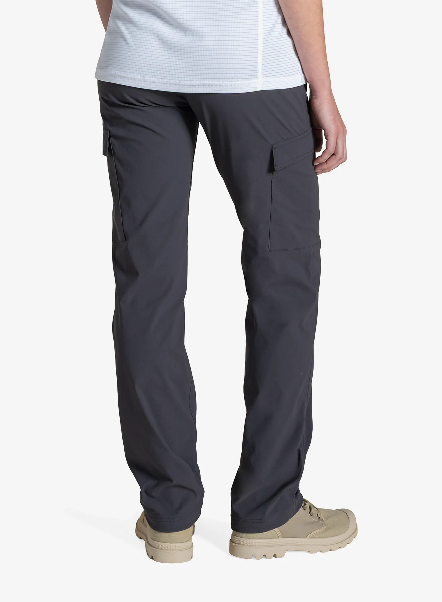 Wanderhose Damen Craghoppers NosiLife Rif Stretch Cargo Trouser - dark iron