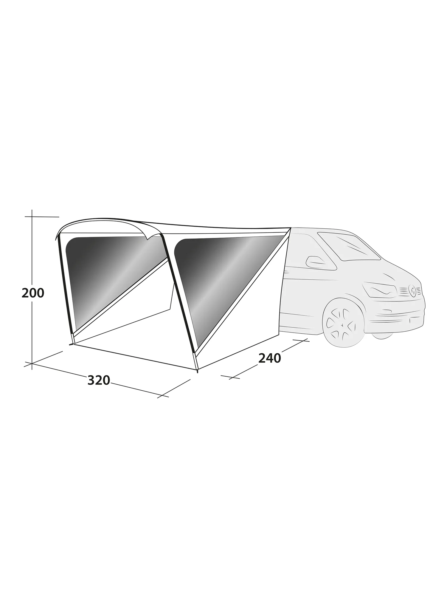 Überdachung Outwell Touring Shelter