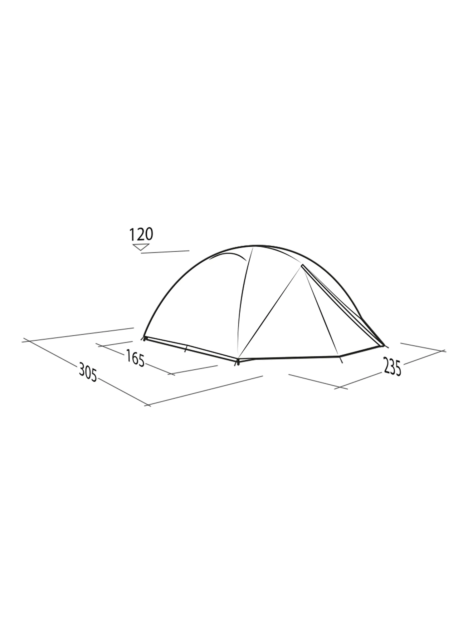 Dreimannzelt Robens Lodge 3 Exp - green