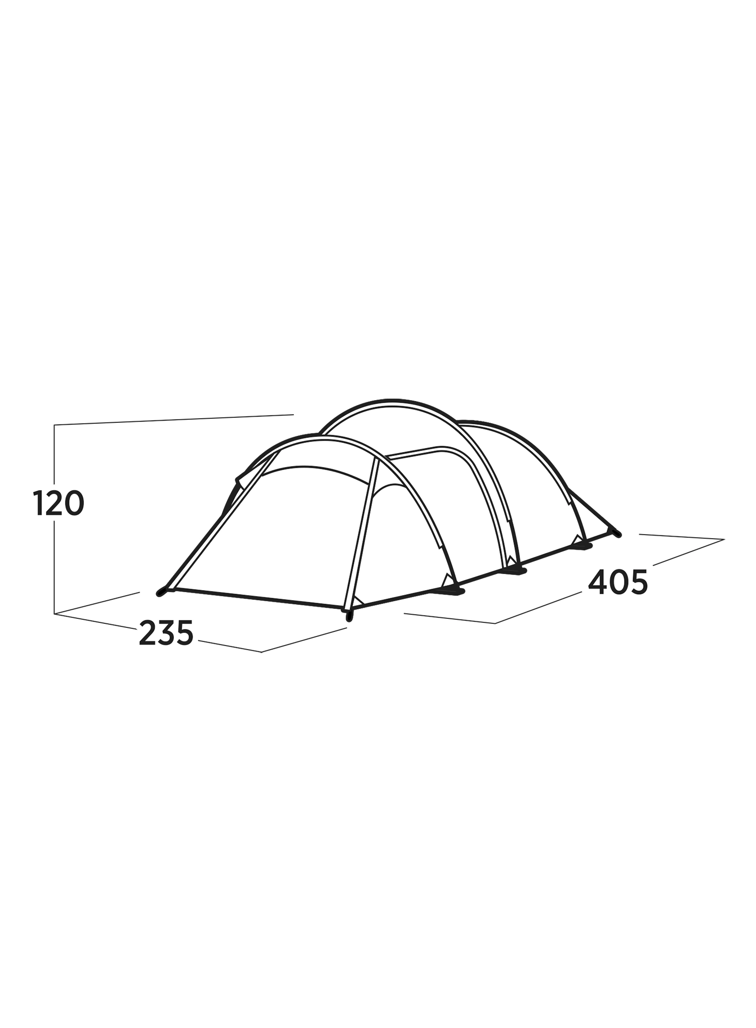 4-Personen-Zelt Easy Camp Pasvik 4