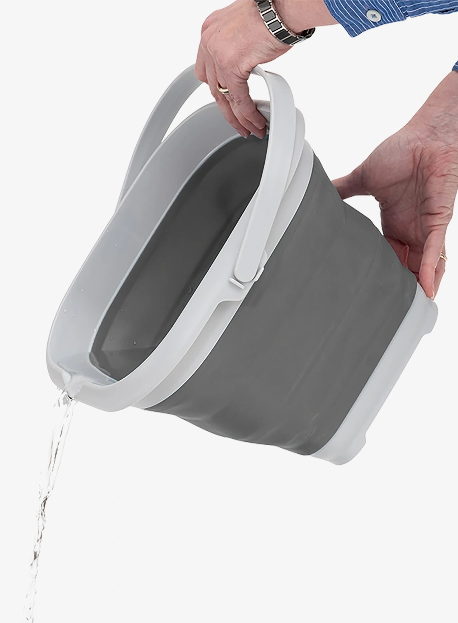 Eimerchen Outwell Collaps Bucket Square w/lid - grey mist