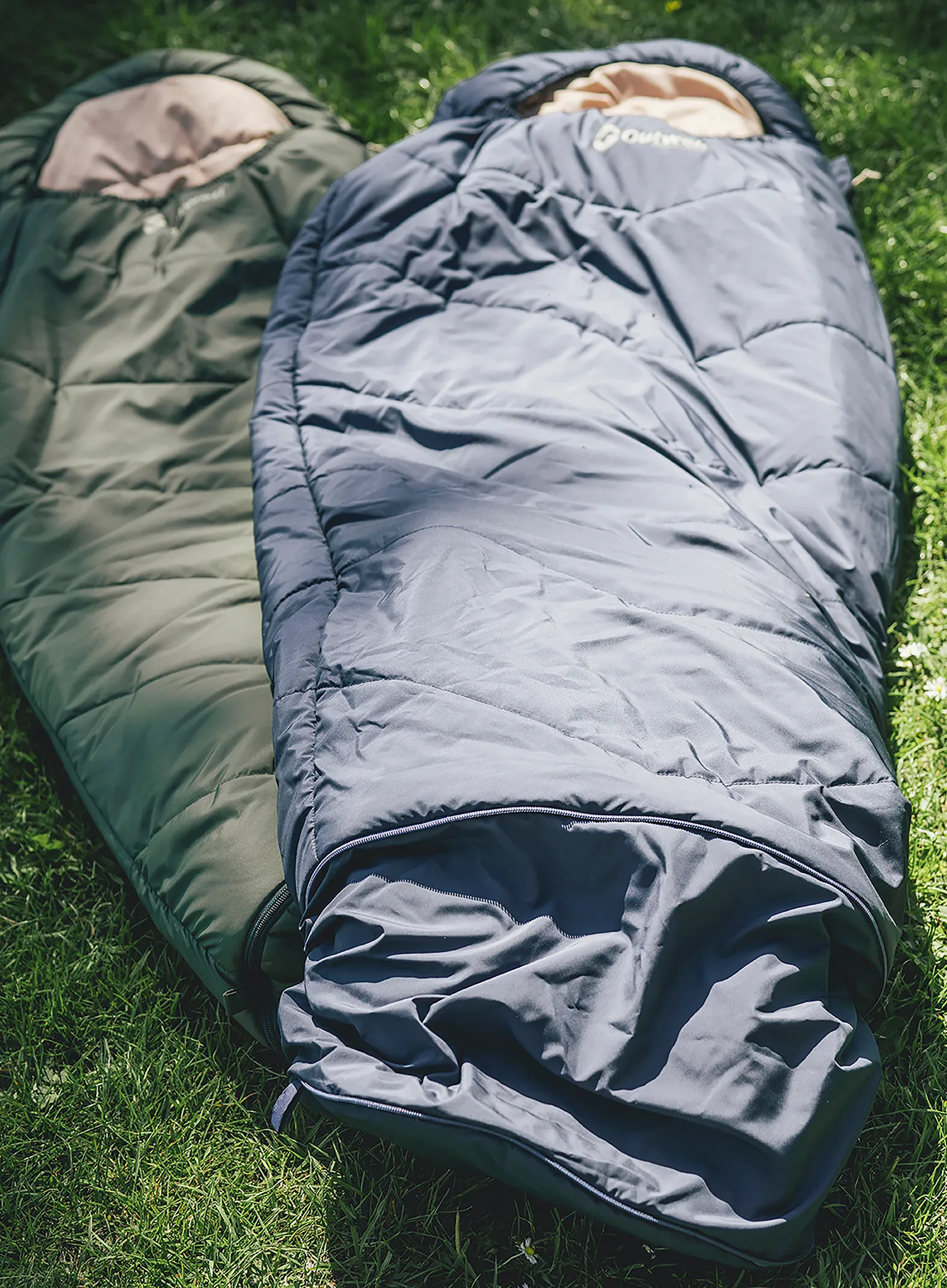 Kinderschlafsack Outwell Convertible Junior (120-150 cm) - blue lake