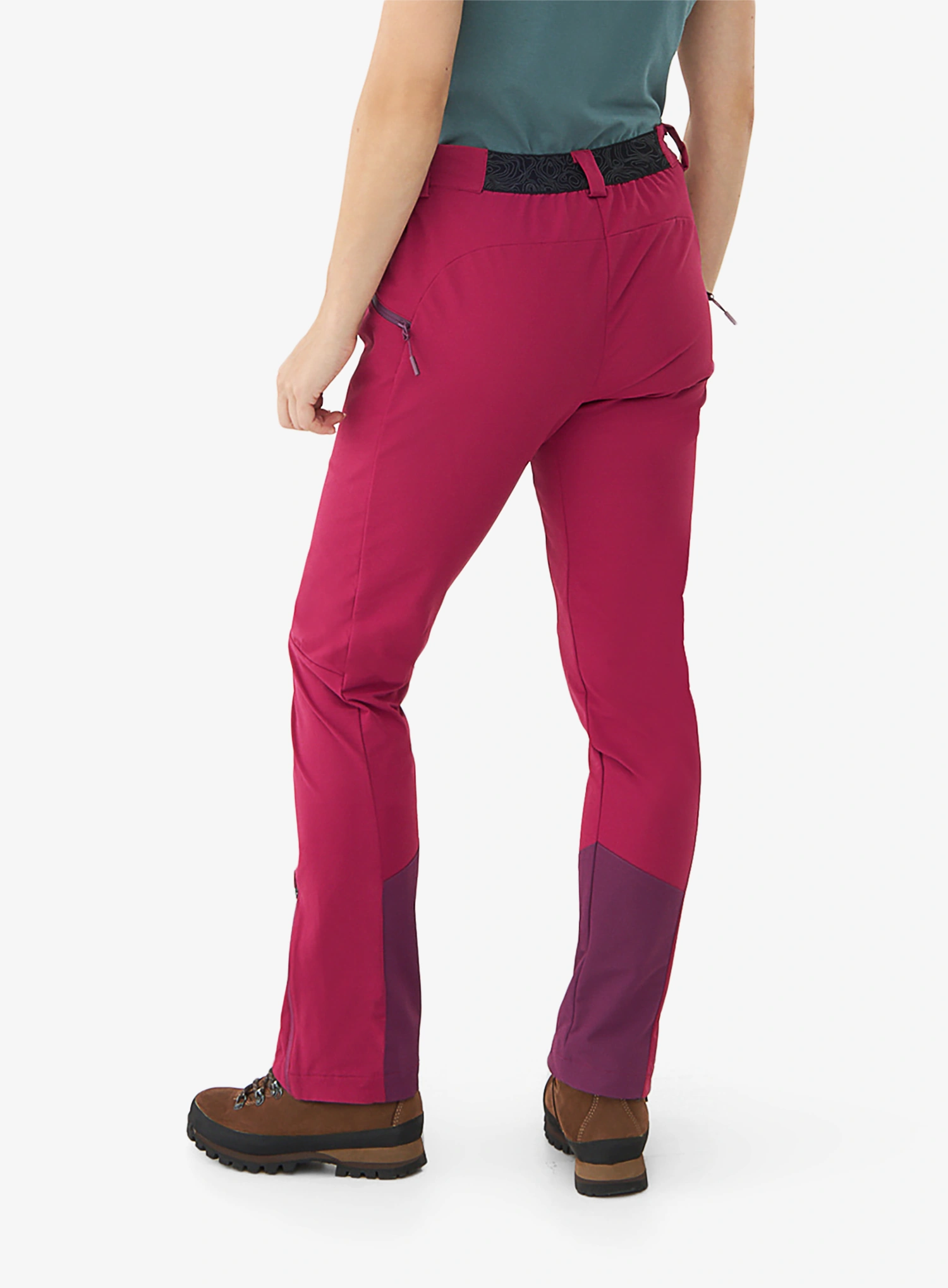 Wanderhose Damen Viking Expander Warm - fuchsia