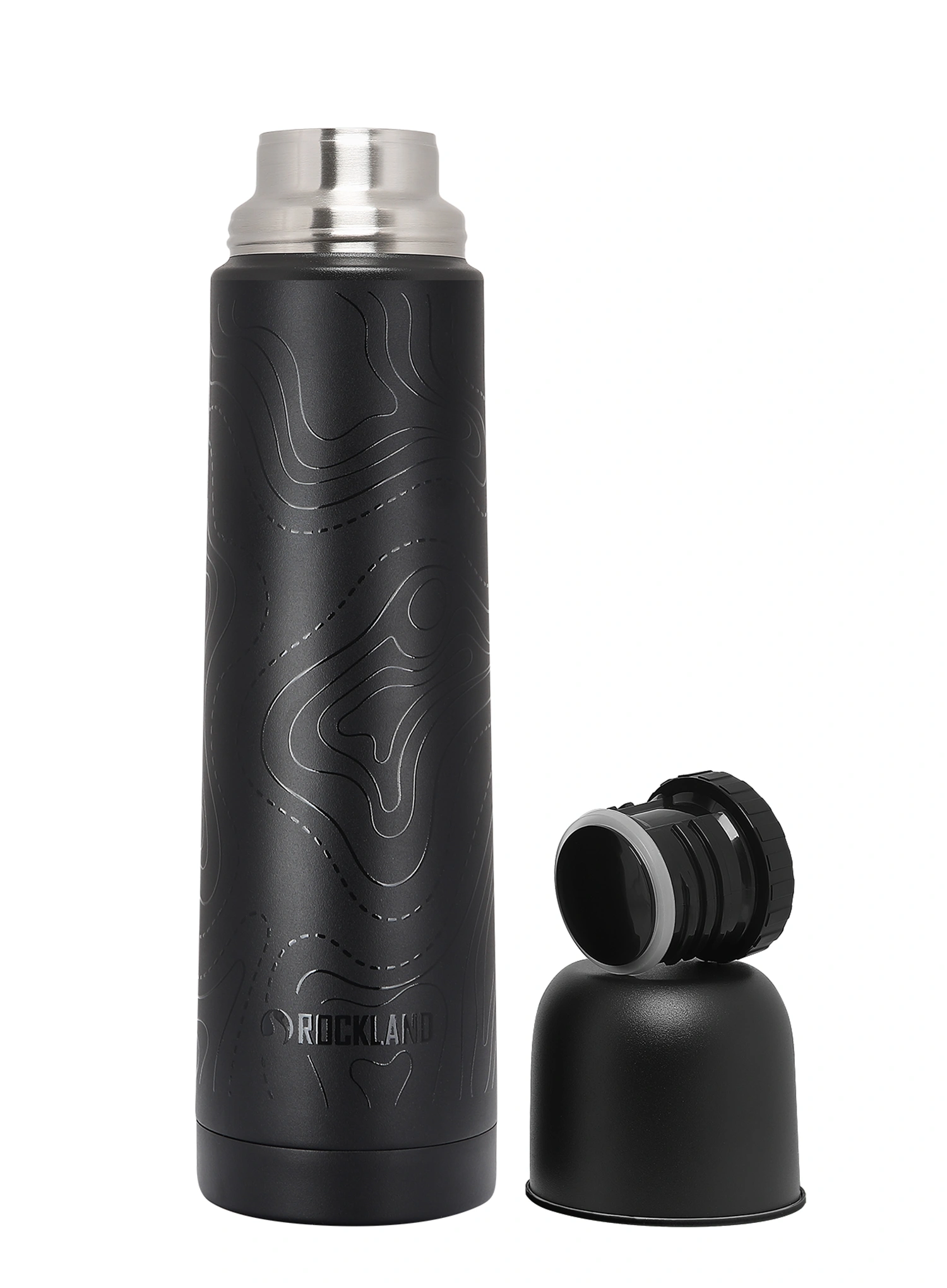 Thermosflasche Rockland Helios 0.75 L - black print