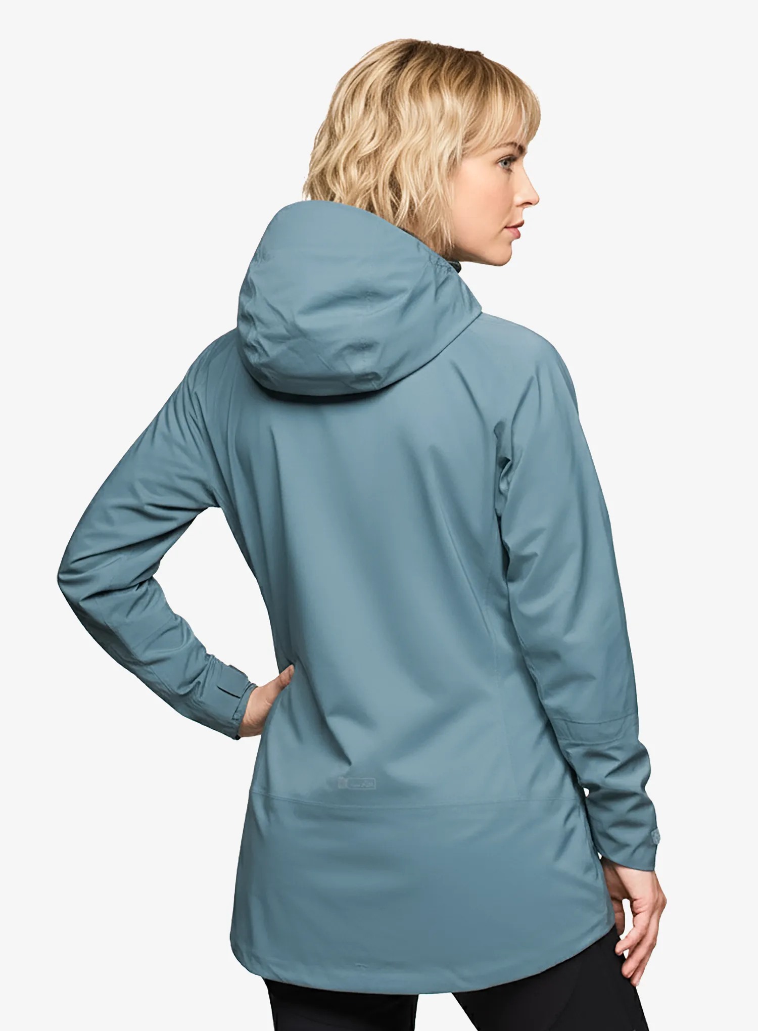 Regenjacke Damen Alpinus Selenga - grey/sage green