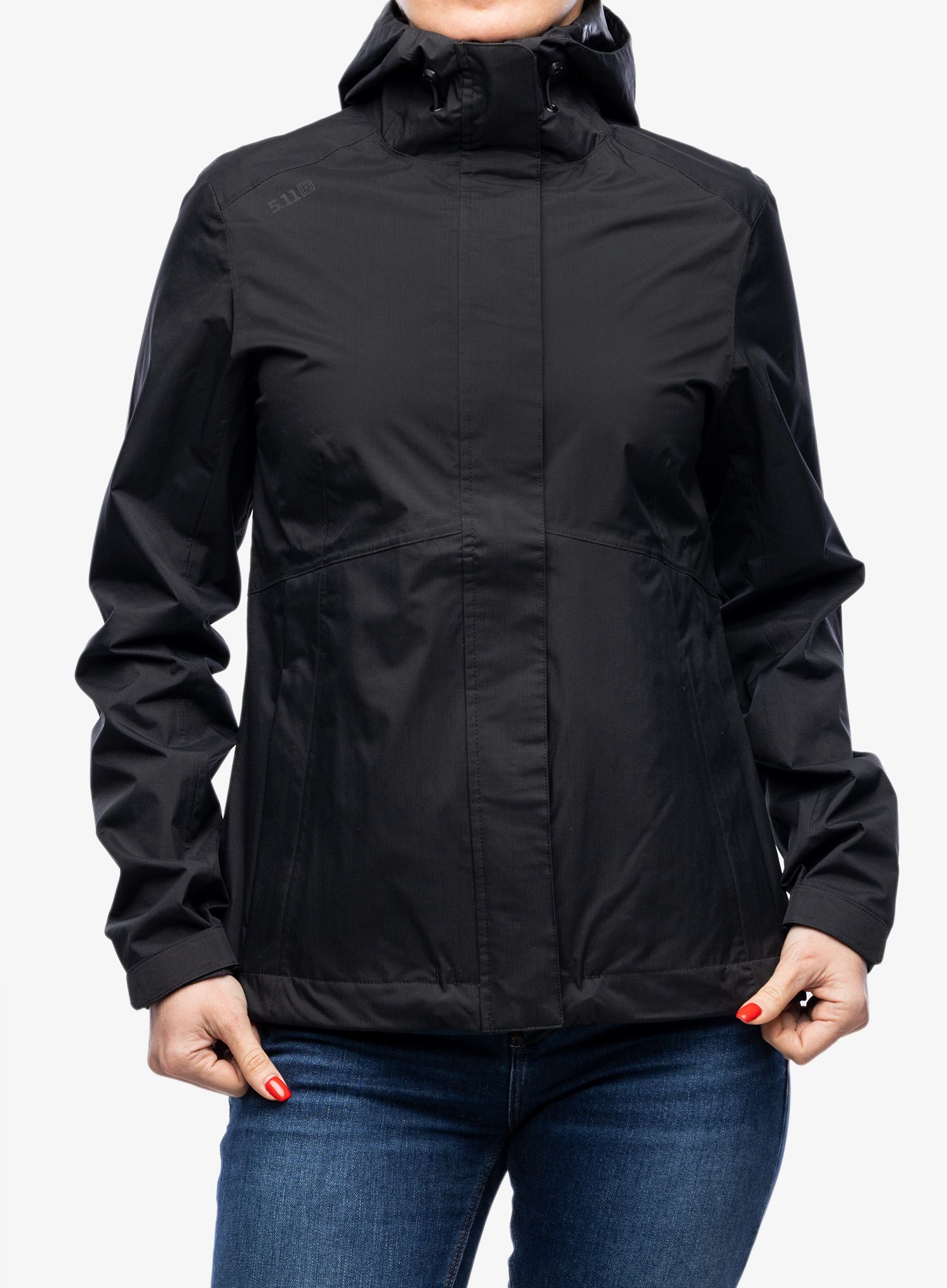 Jacke Damen 5.11 Adventure Rain Shell - black