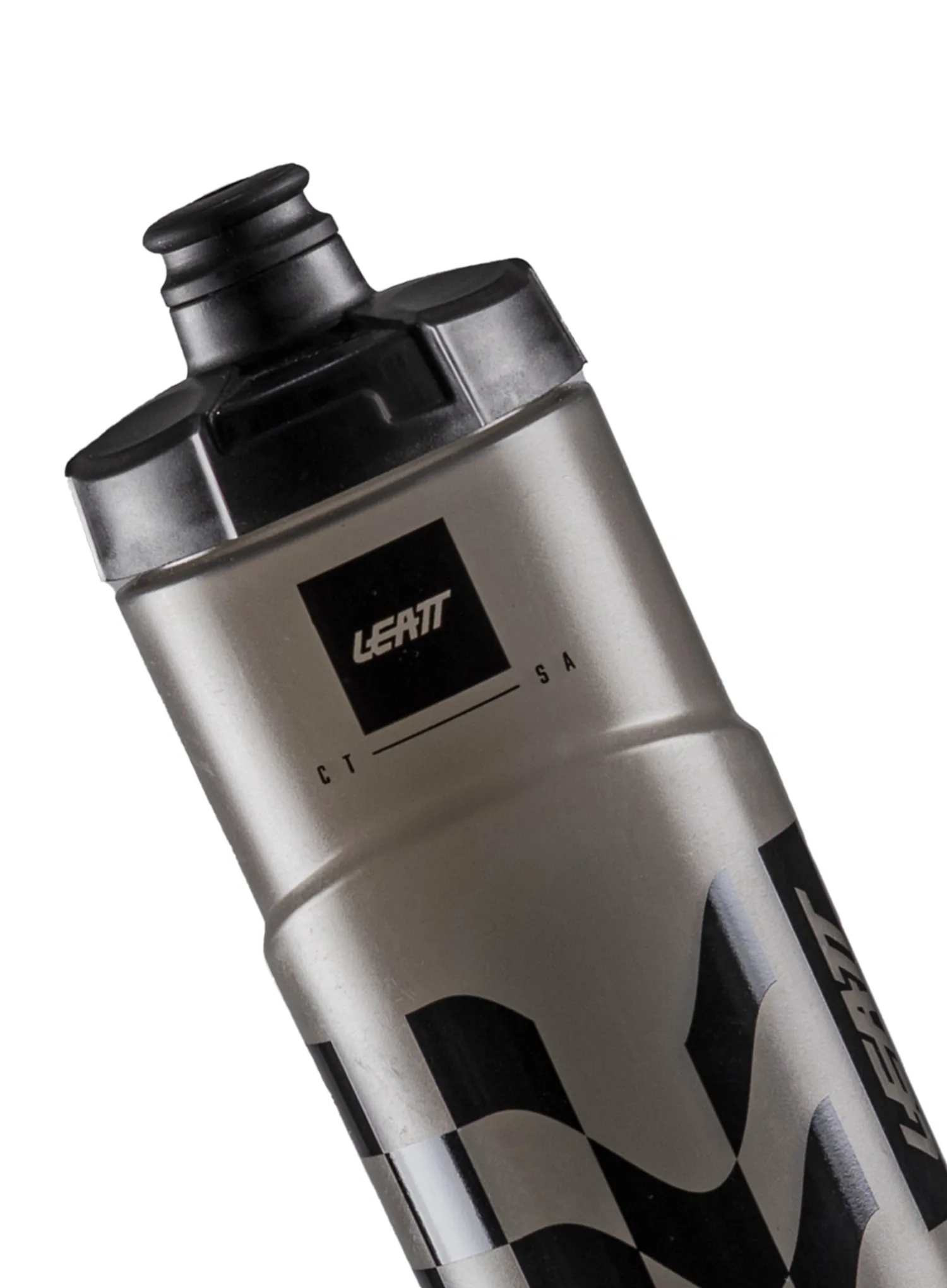 Fahrrad-Trinkflasche Leatt Bottle DuoValve 600 ml Fidlock - smoke