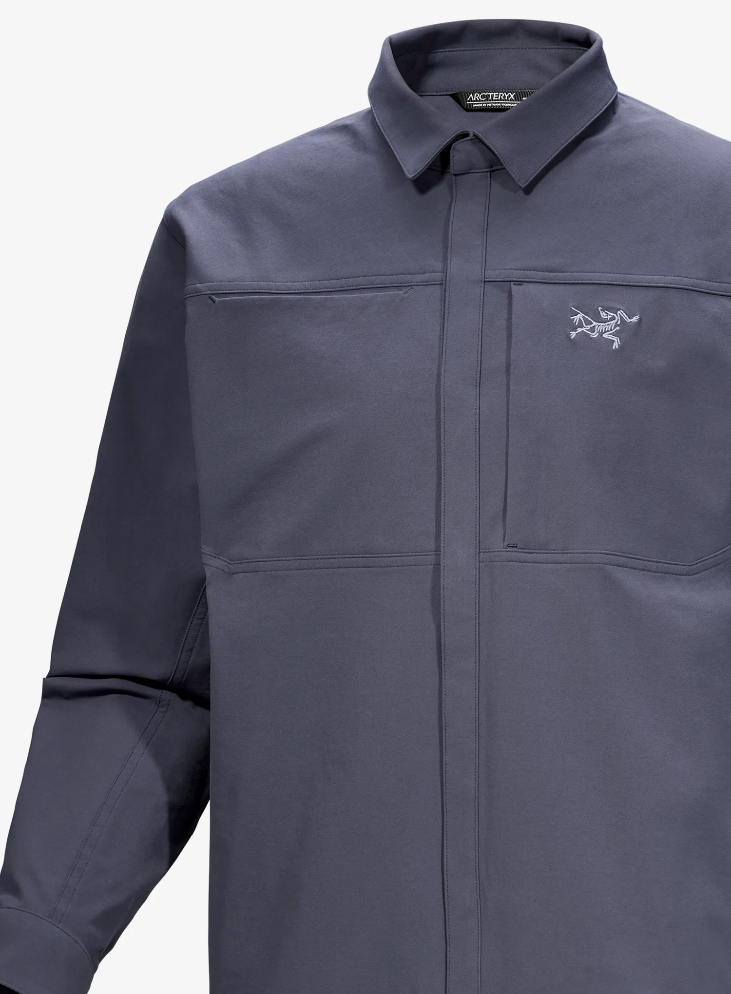 Outdoorhemd Arcteryx Cronin Cotton Overshirt - dk stratus